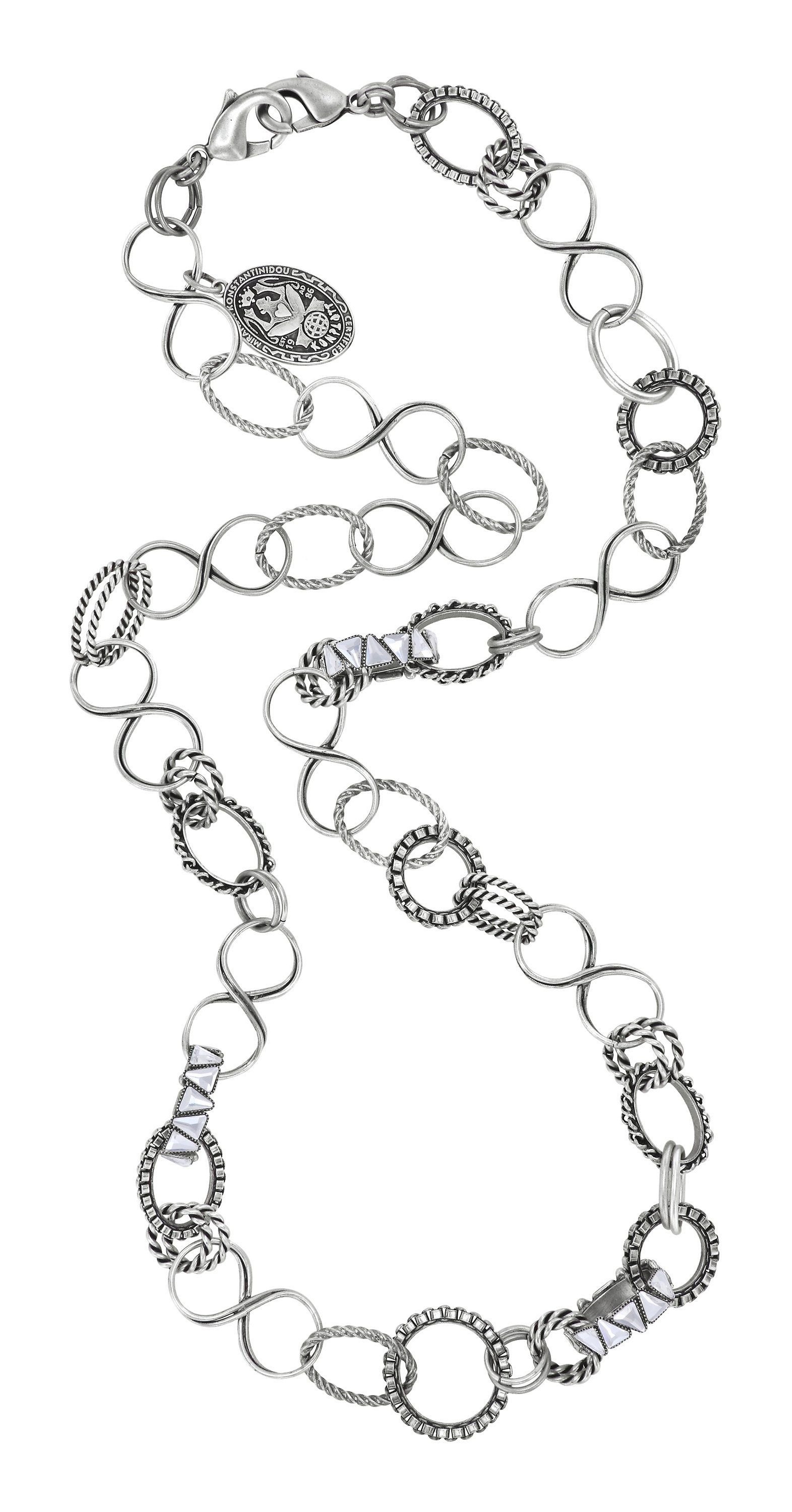 image for Necklace (Long) Rings & Rhythm Silver  