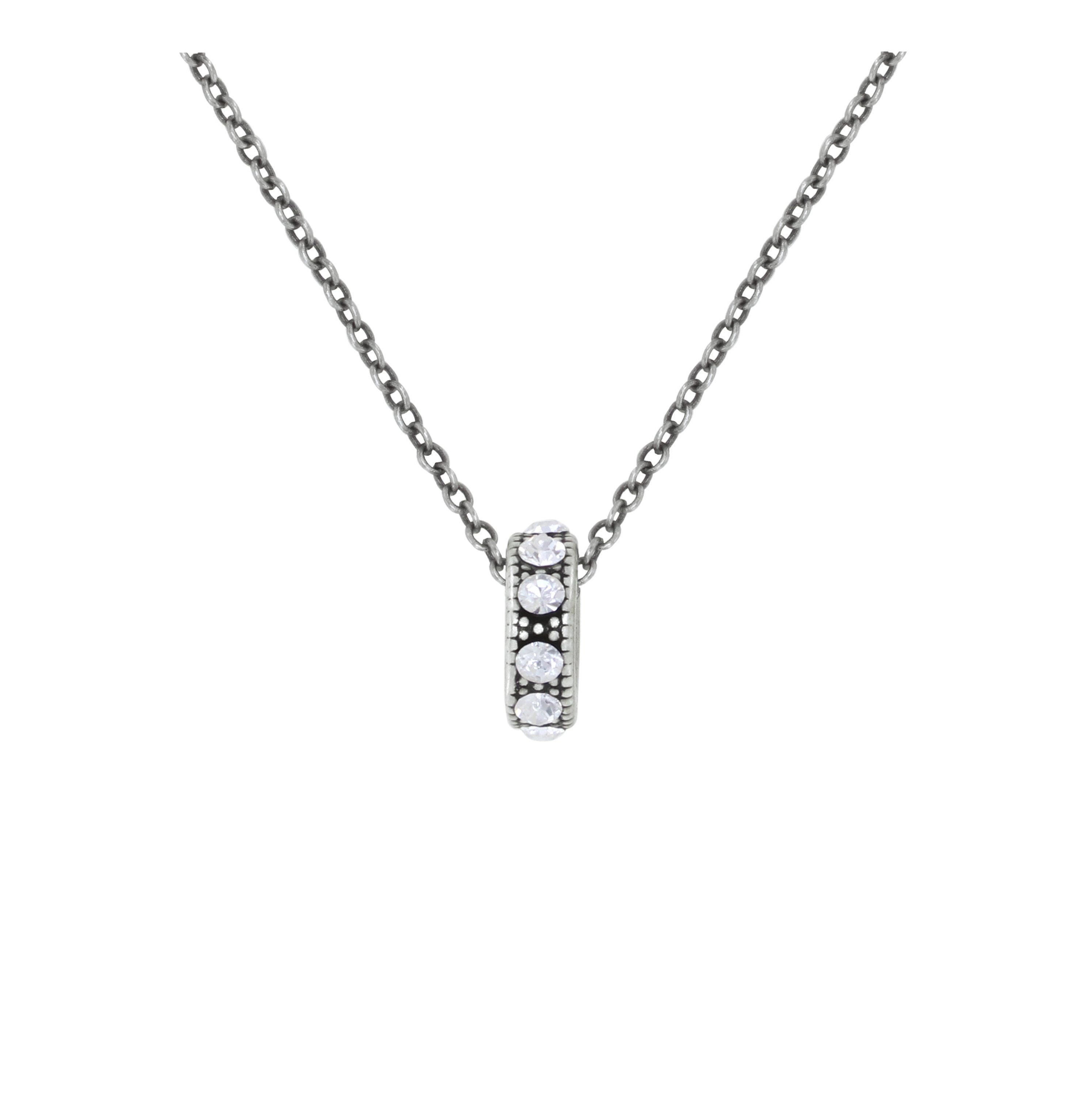 image for Necklace Pendant Rings & Rhythm Silver  