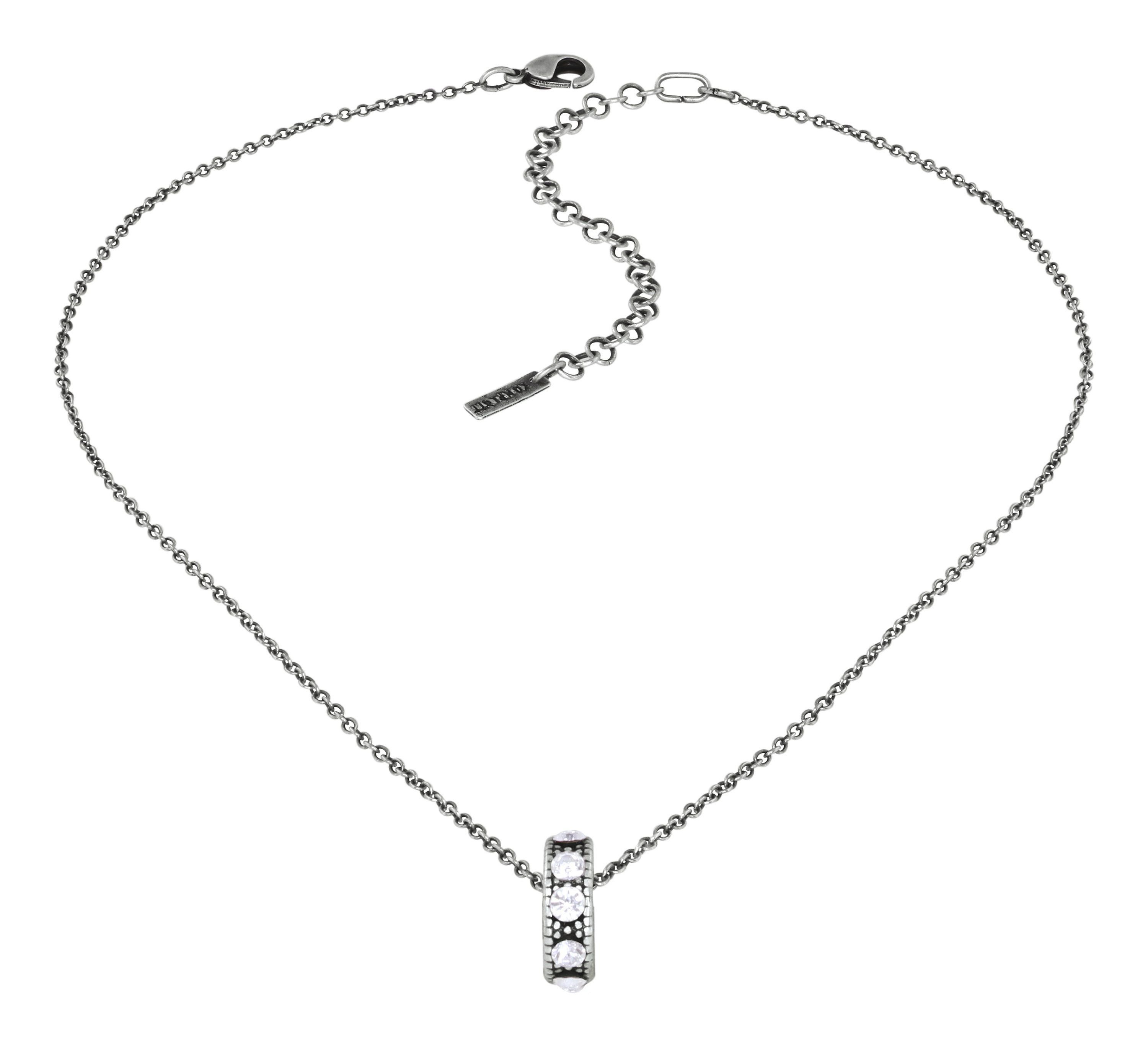 image for Necklace Pendant Rings & Rhythm Silver  