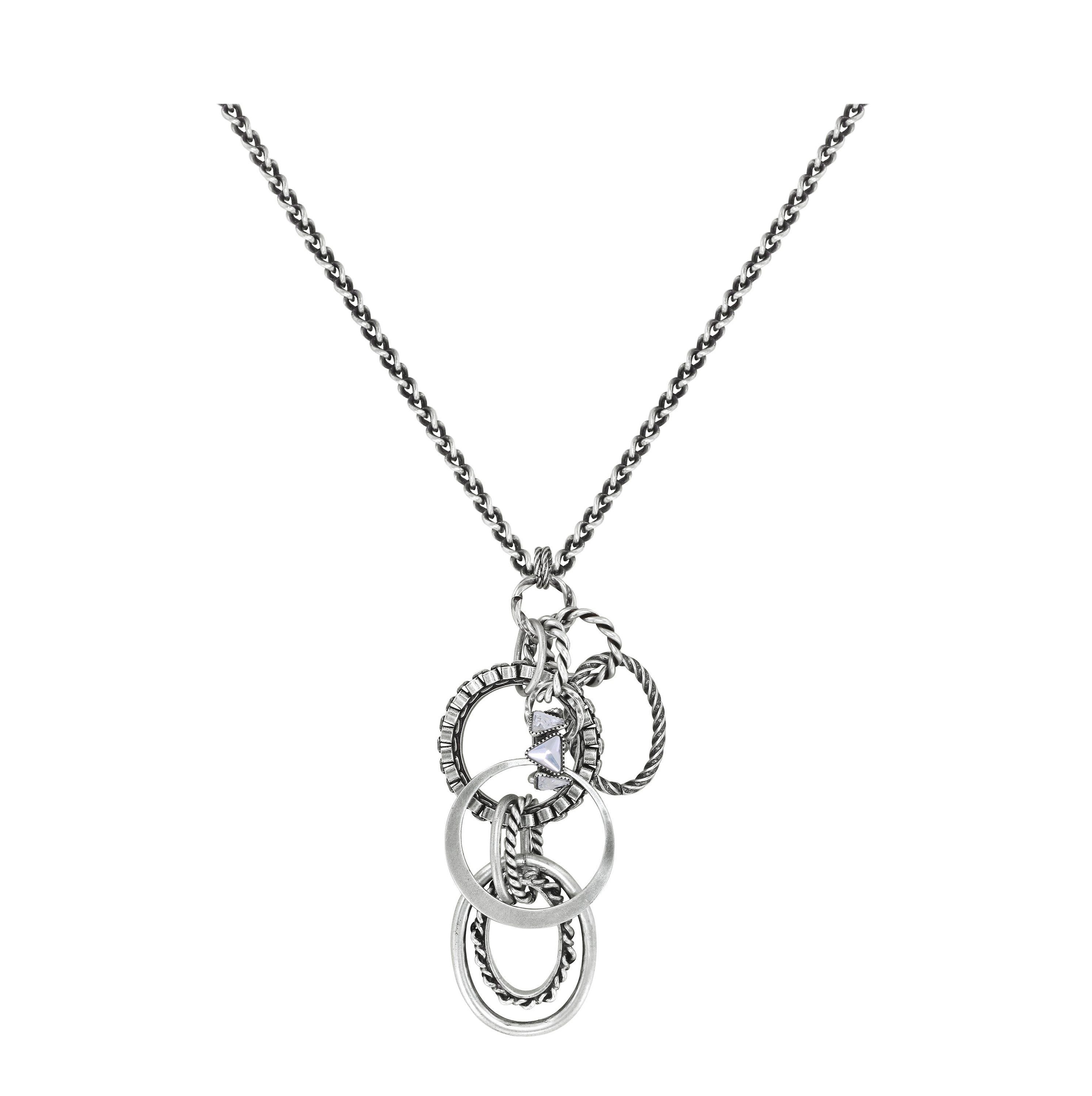 Bild für Halskette hängend (lang) Rings & Rhythm Silber  