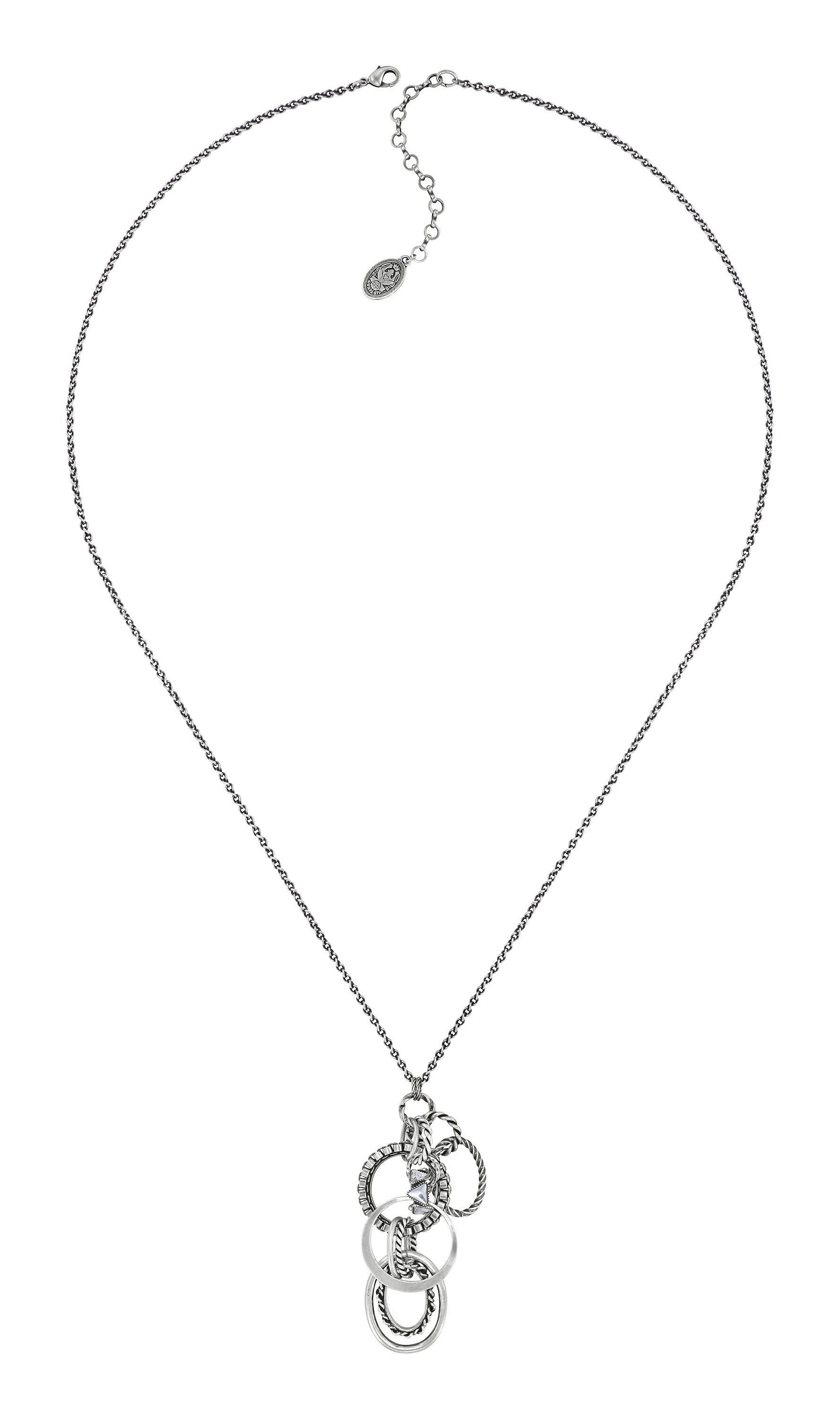 image for Necklace Pendant (Long) Rings & Rhythm Silver  