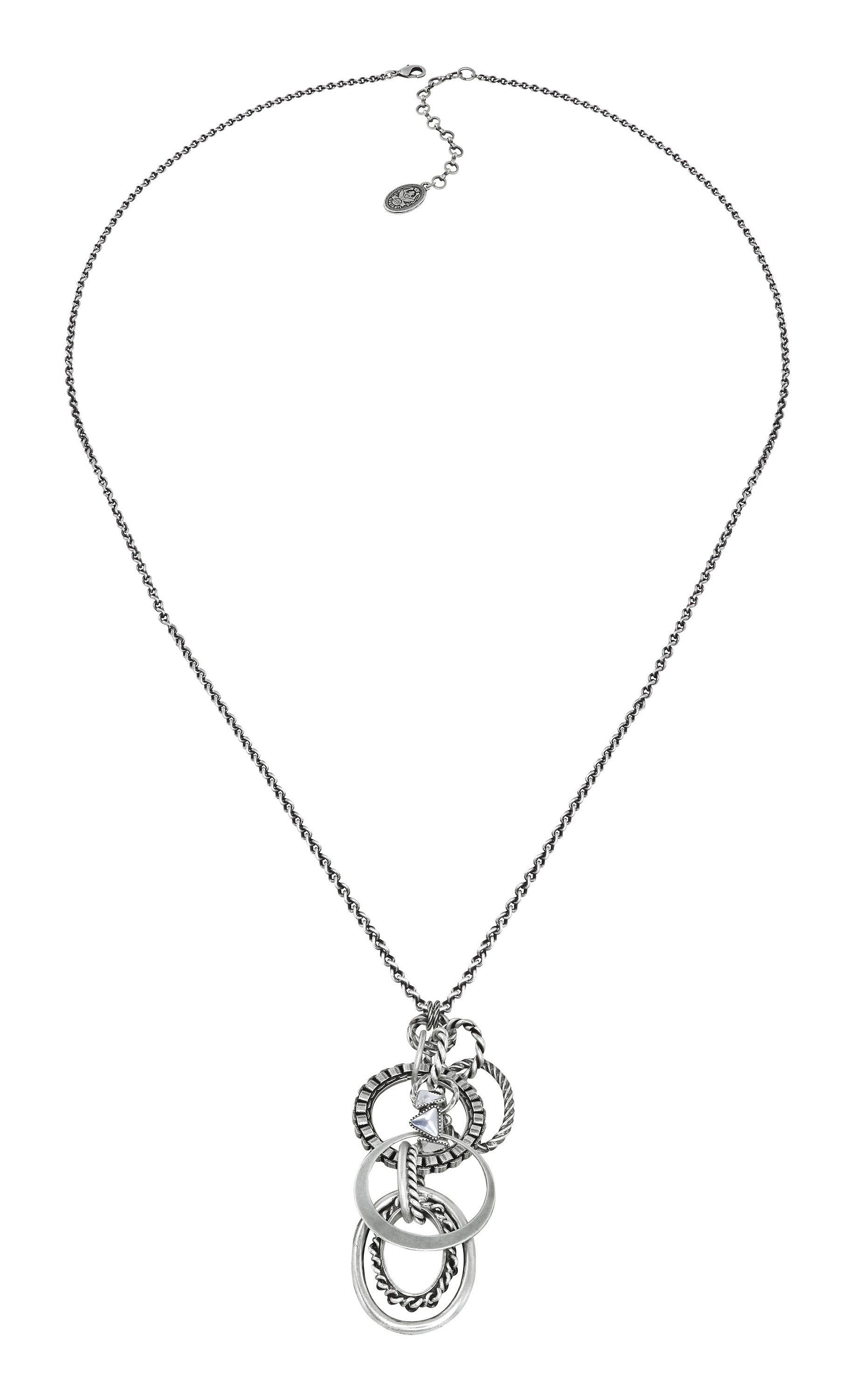 image pour Collier pendant (long) Rings & Rhythm Argent  