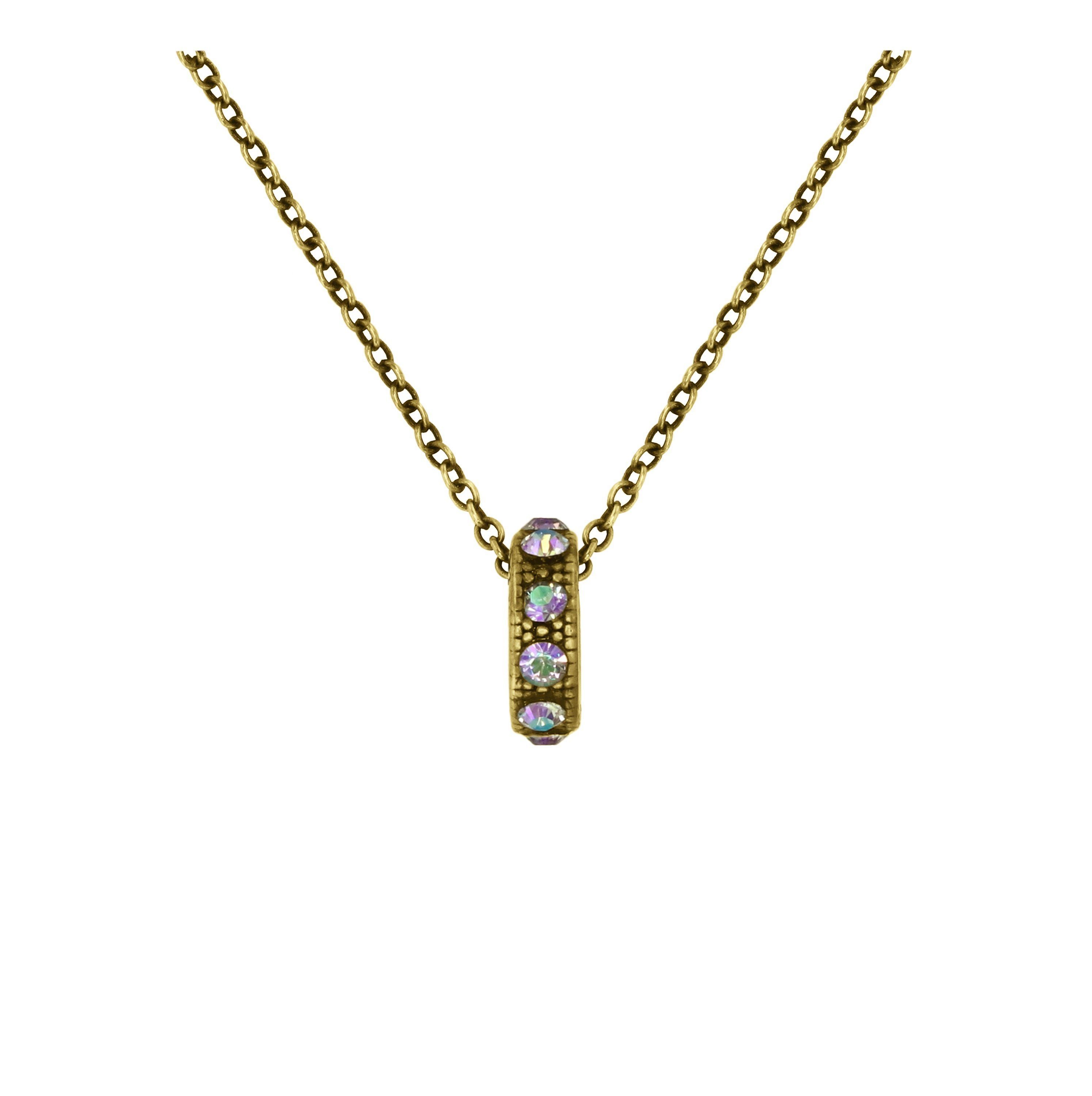 image pour Collier pendant Rings & Rhythm Laiton  