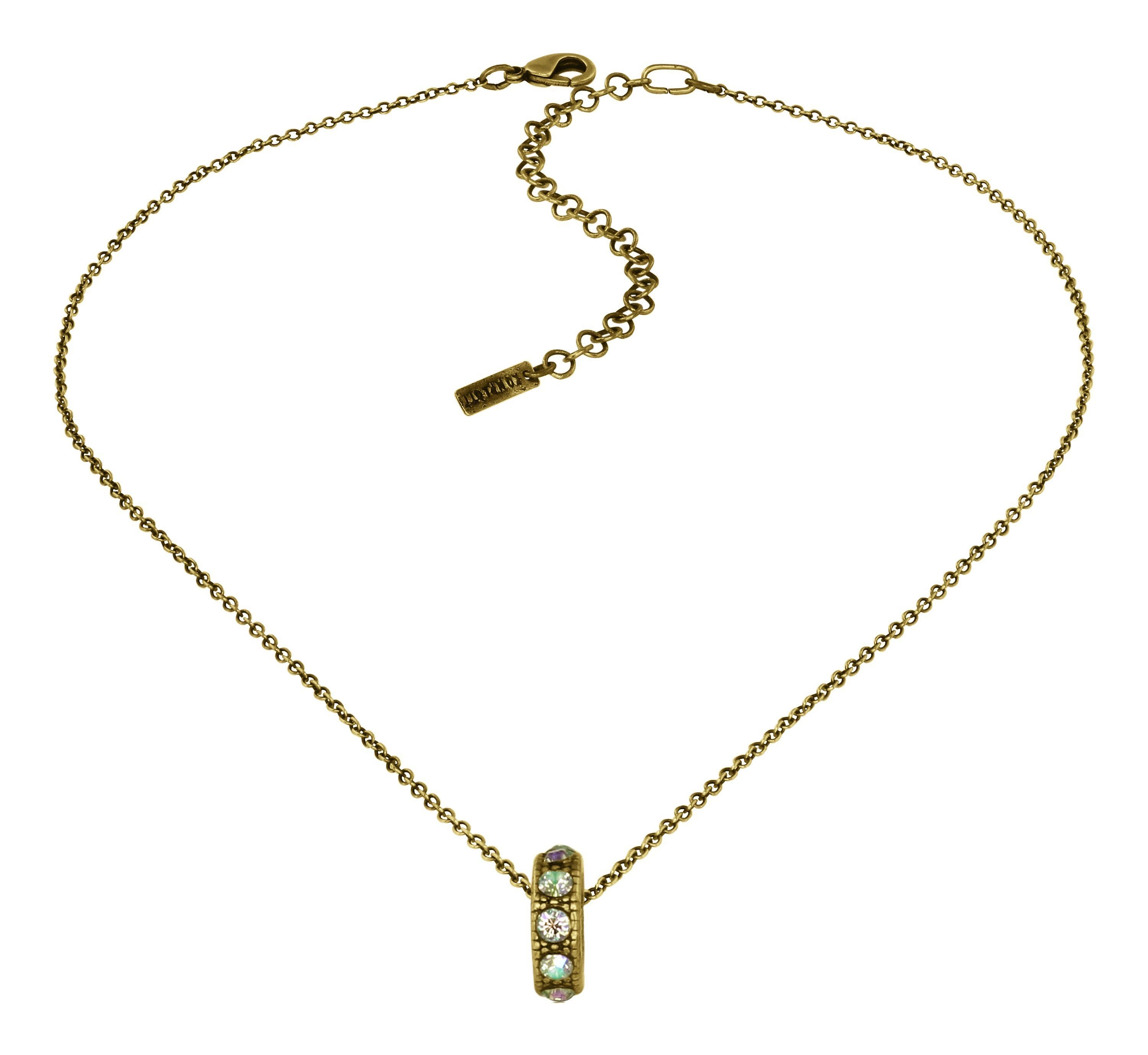 image pour Collier pendant Rings & Rhythm Laiton  