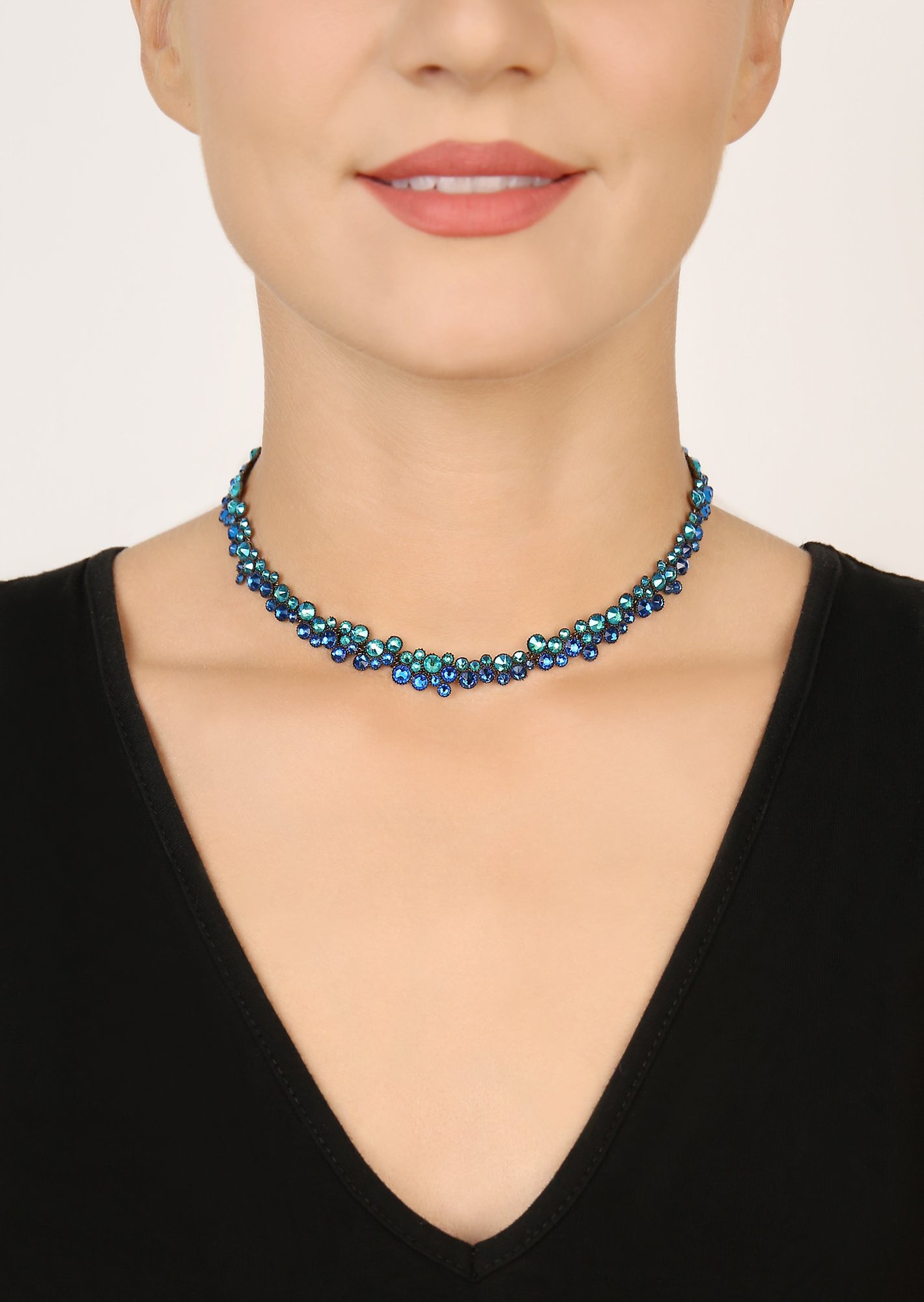image for Necklace Inside Out Blue / Green  