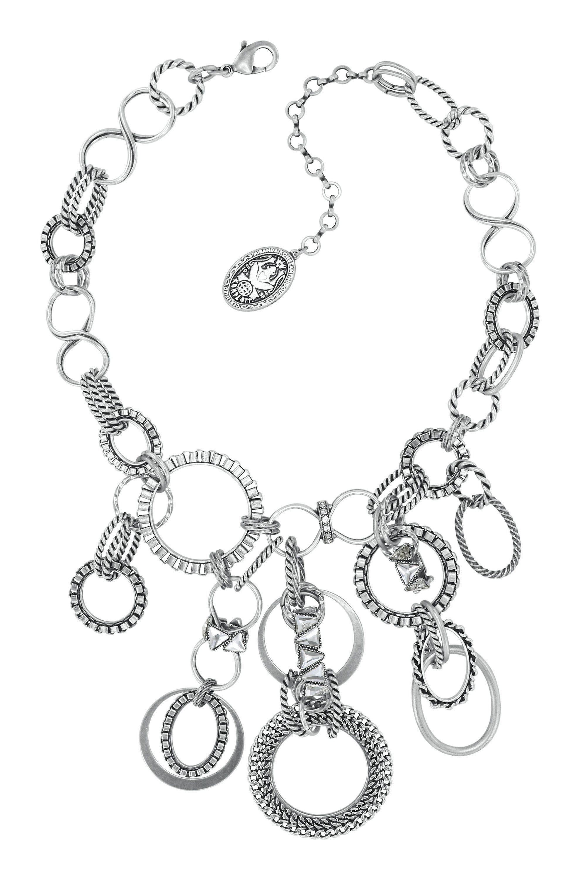 Bild für Halskette-Y Collier Rings & Rhythm Silber  