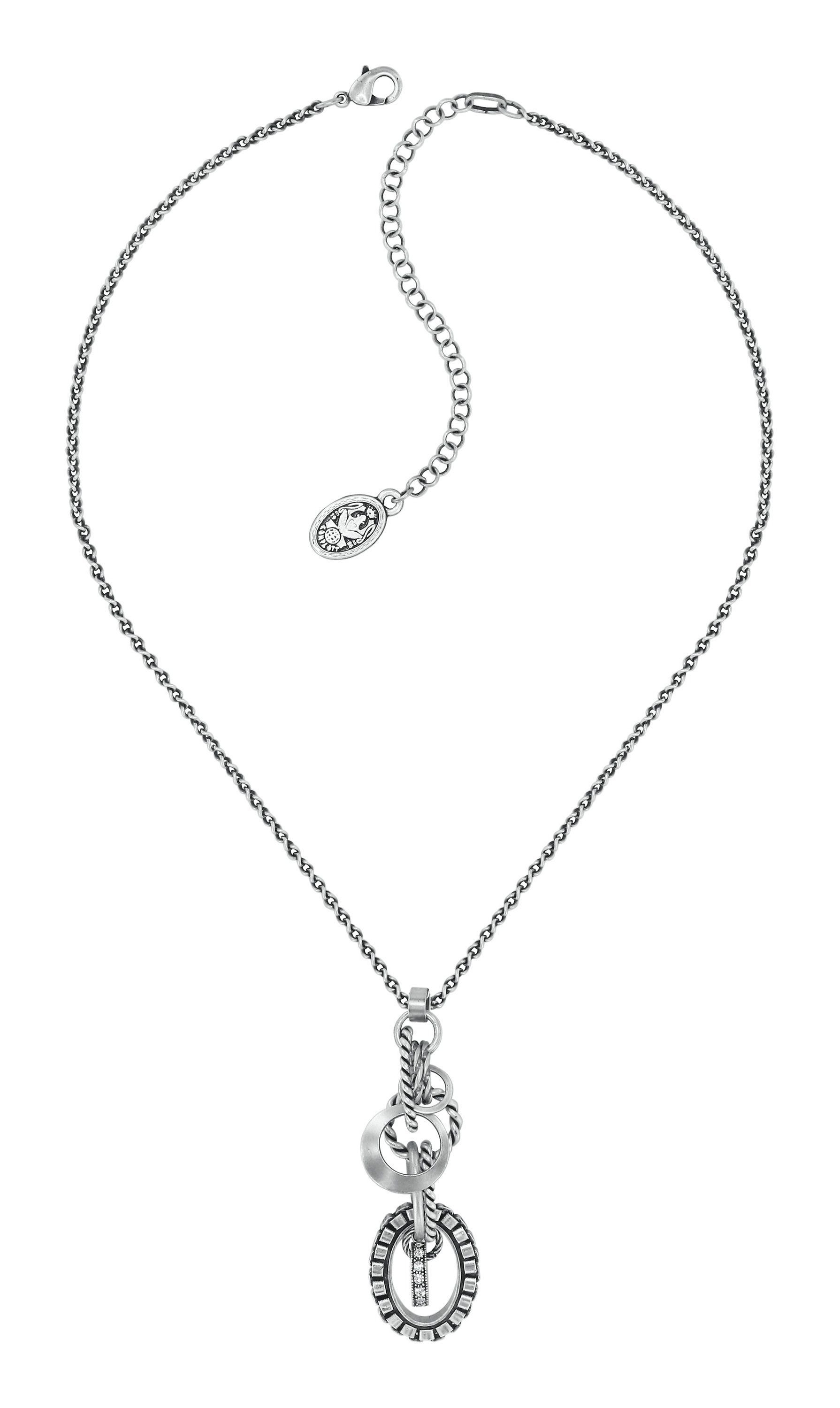 image for Necklace Pendant Rings & Rhythm Silver  