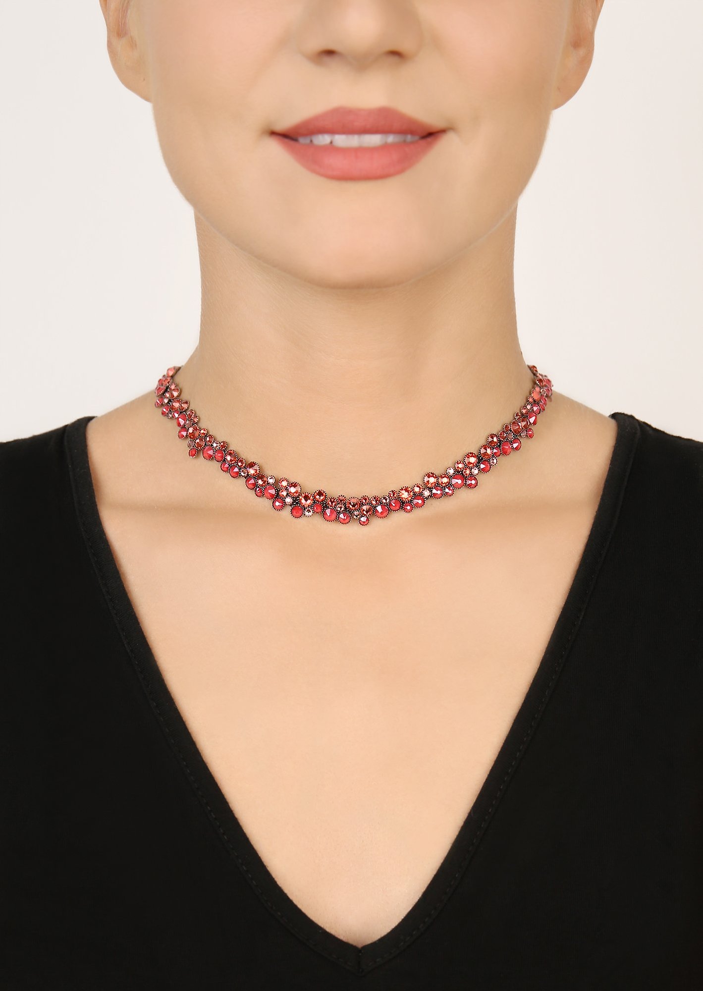 image for Necklace Inside Out Red / Orange  