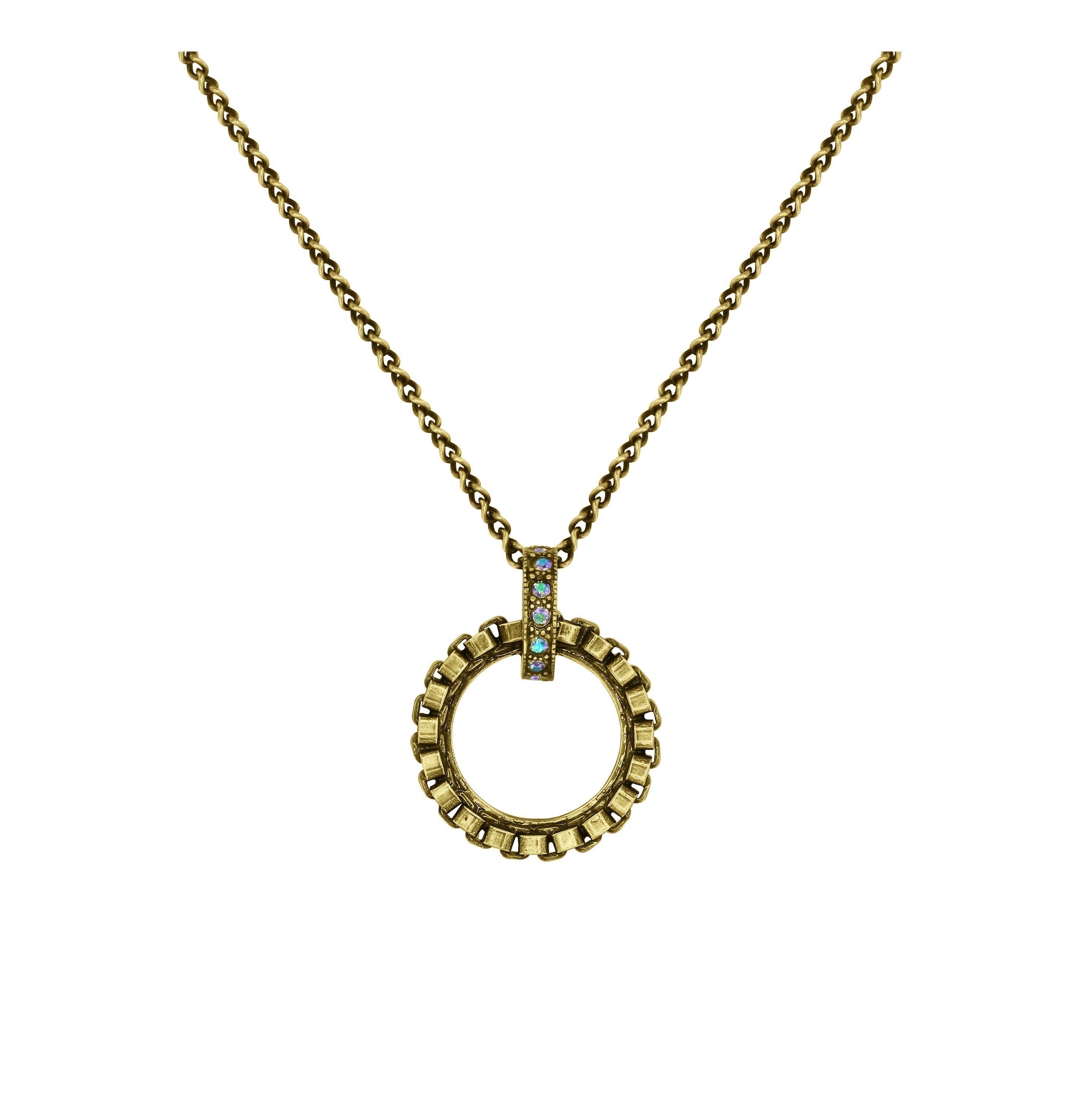 image for Necklace Pendant Rings & Rhythm Brass  