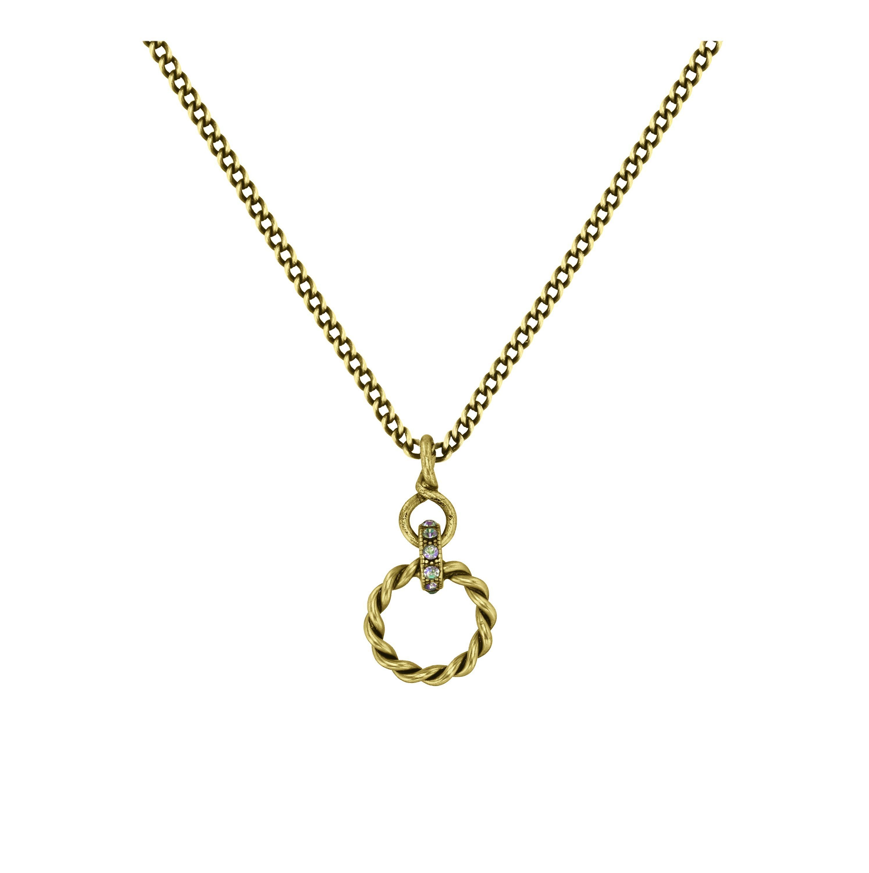image for Necklace Pendant Rings & Rhythm Brass  