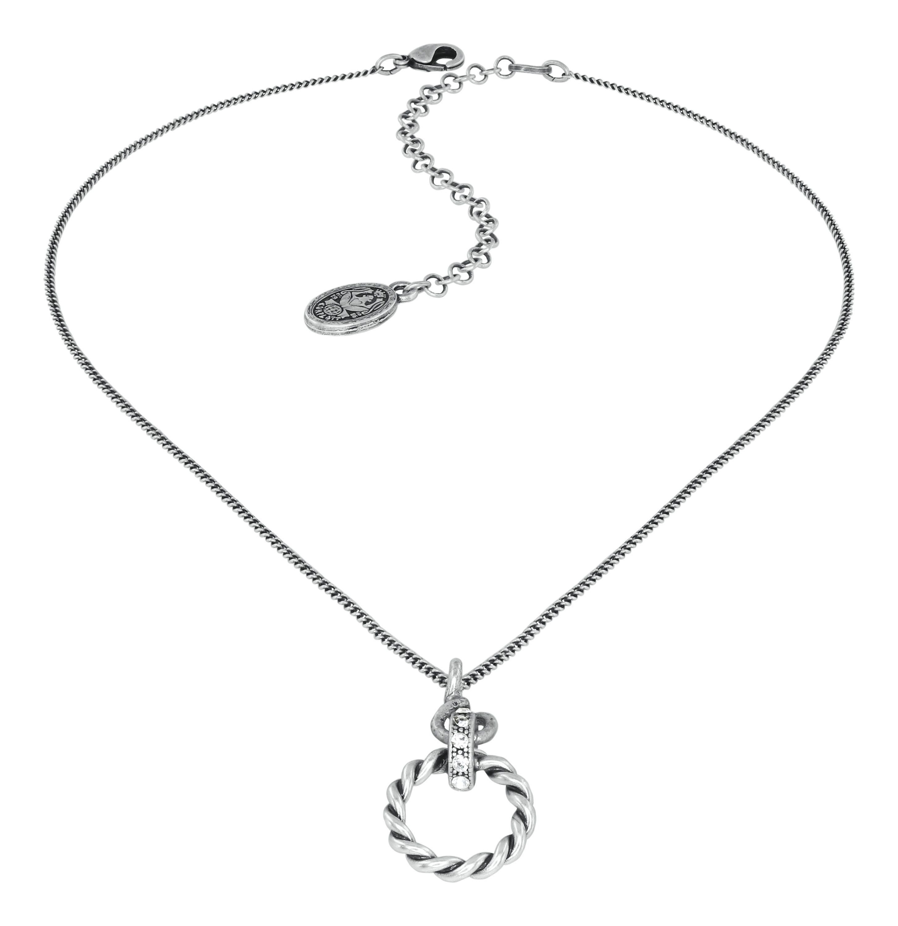 image for Necklace Pendant Rings & Rhythm Silver  