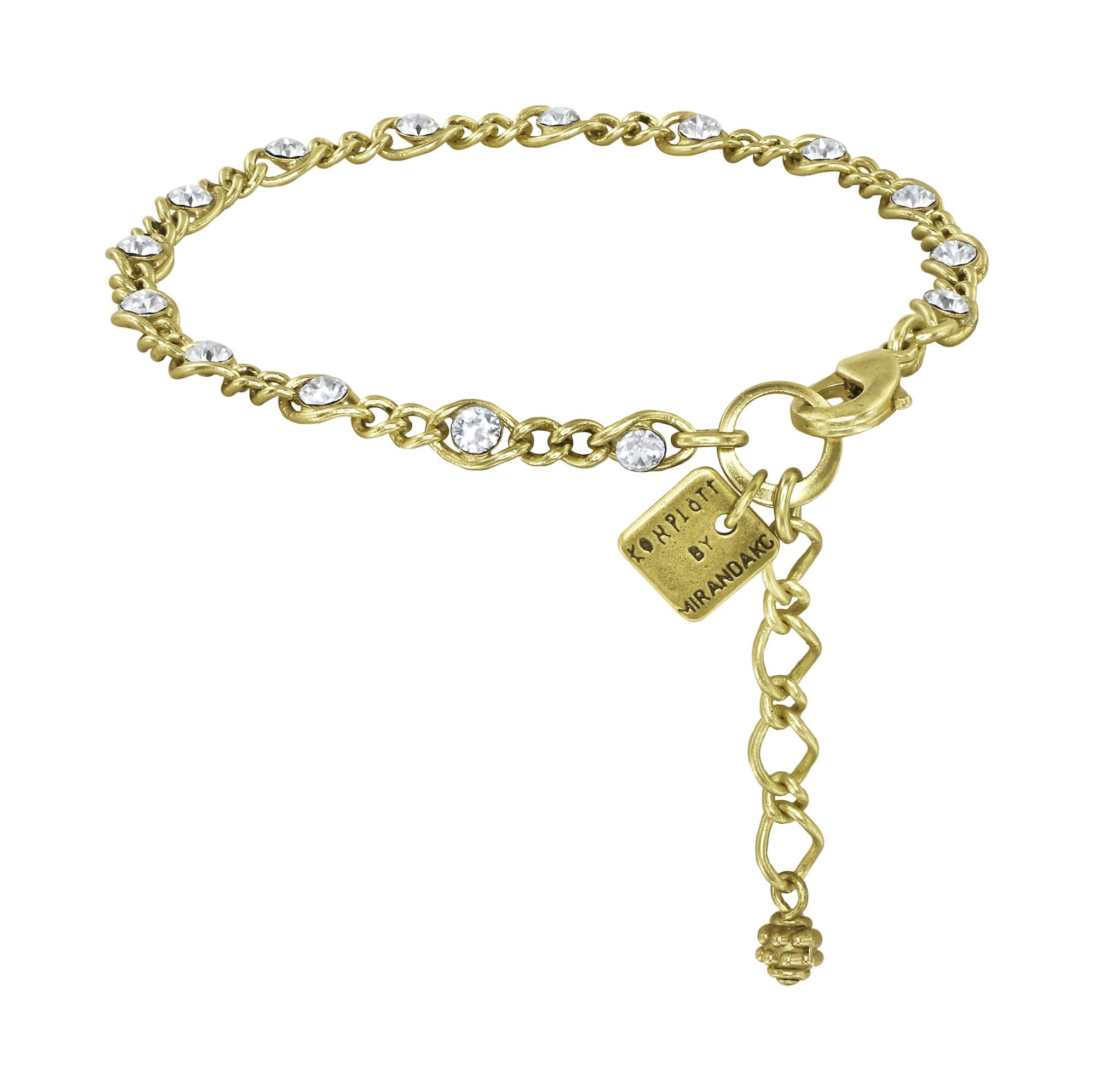 Bild für Armband Magic Fireball weiß Kristall mini