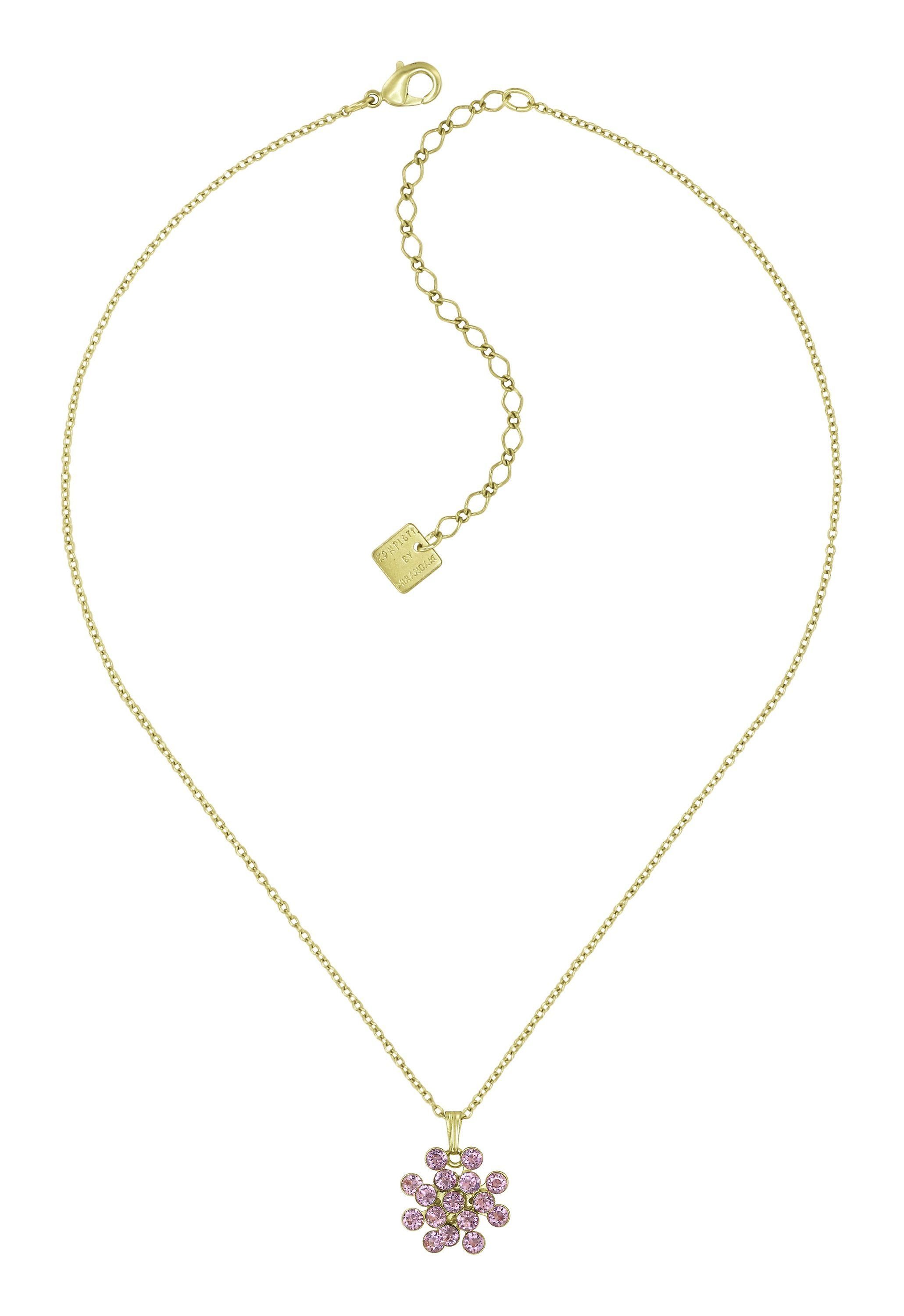 image pour Collier pendant Magic Fireball Rose vintage rose mini