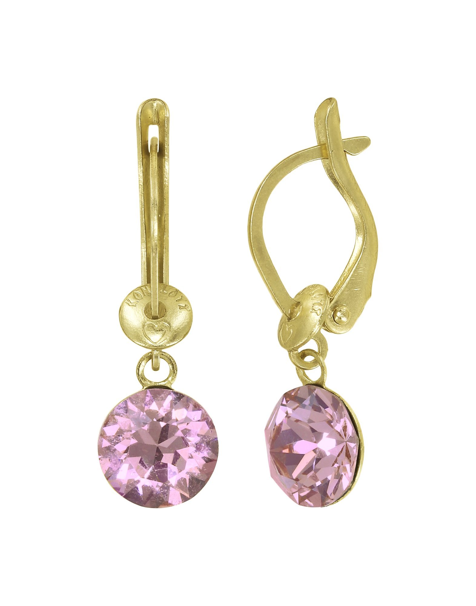 Bild für Ohrringe baumelnd Black Jack Pink Vintage Rosa SS 39