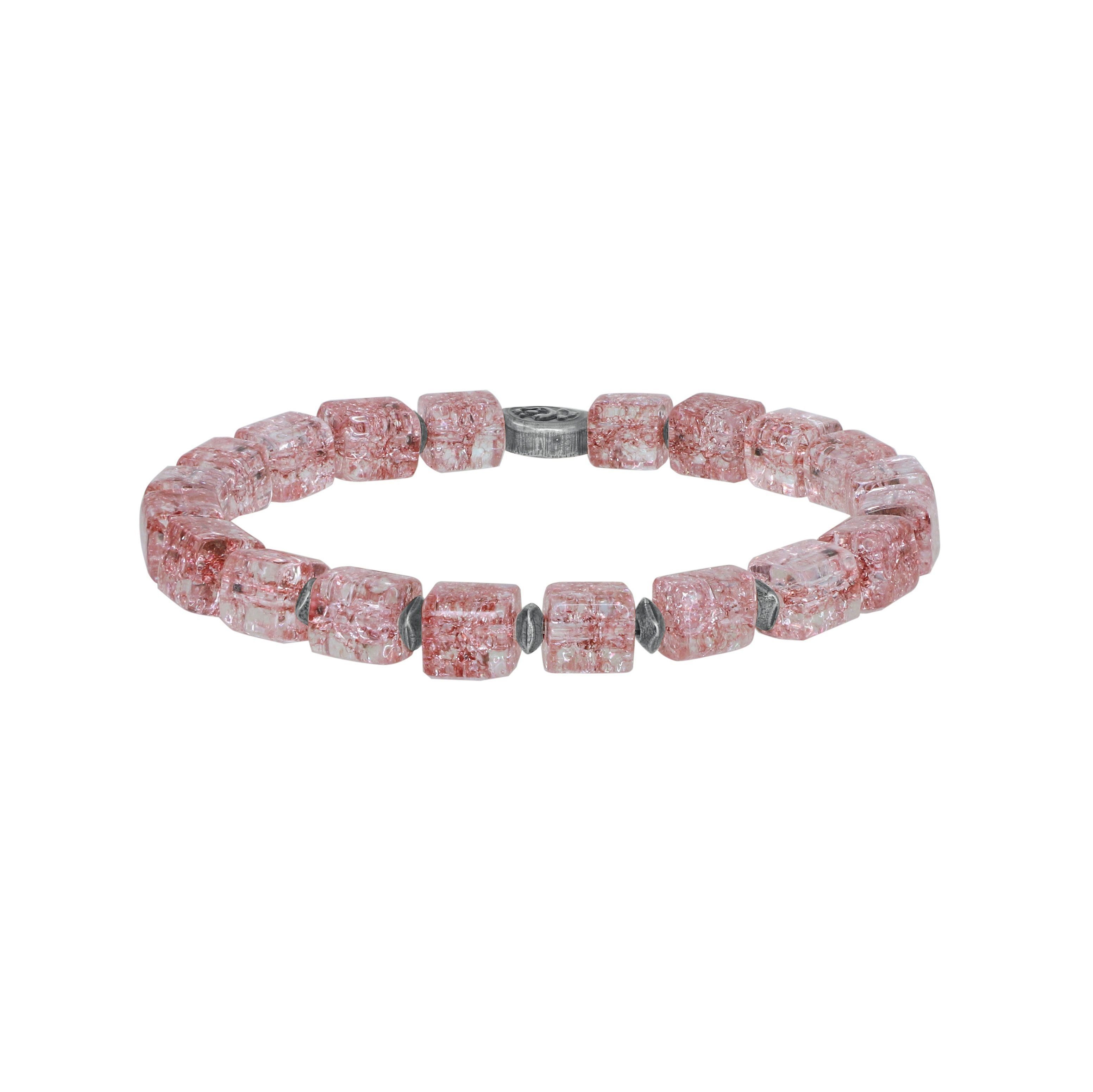Bild für Armband elastisch Cubes Pink  