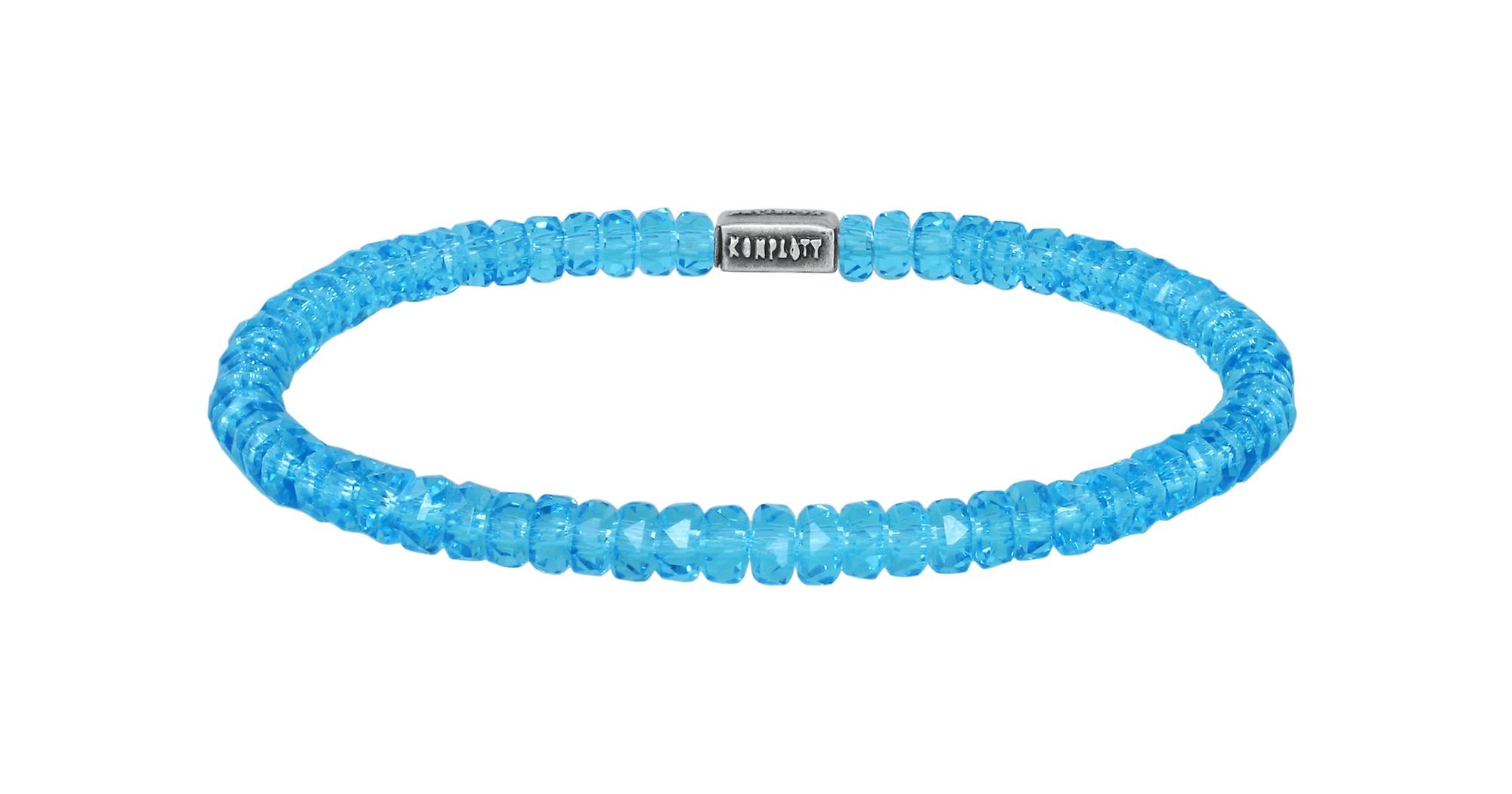 image pour Bracelet élastique Petit Glamour d´Afrique Bleu  