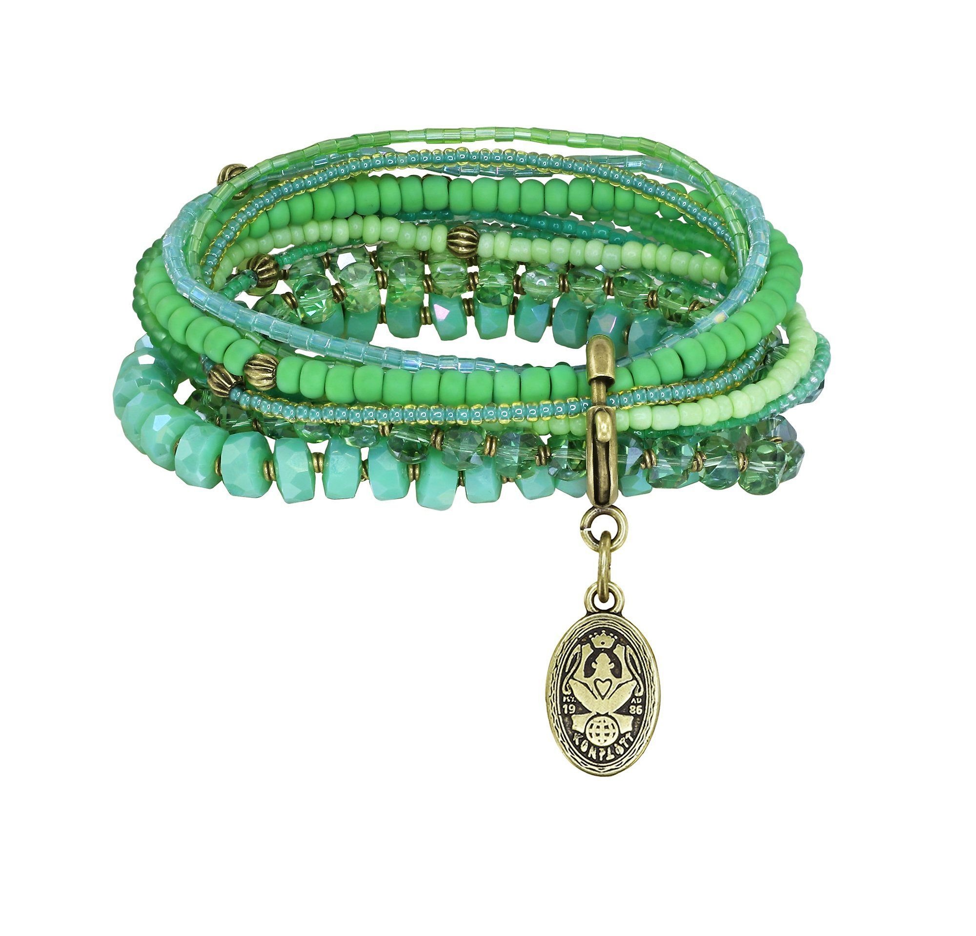 Bild für Armband elastisch Petit Glamour d´Afrique Grün  