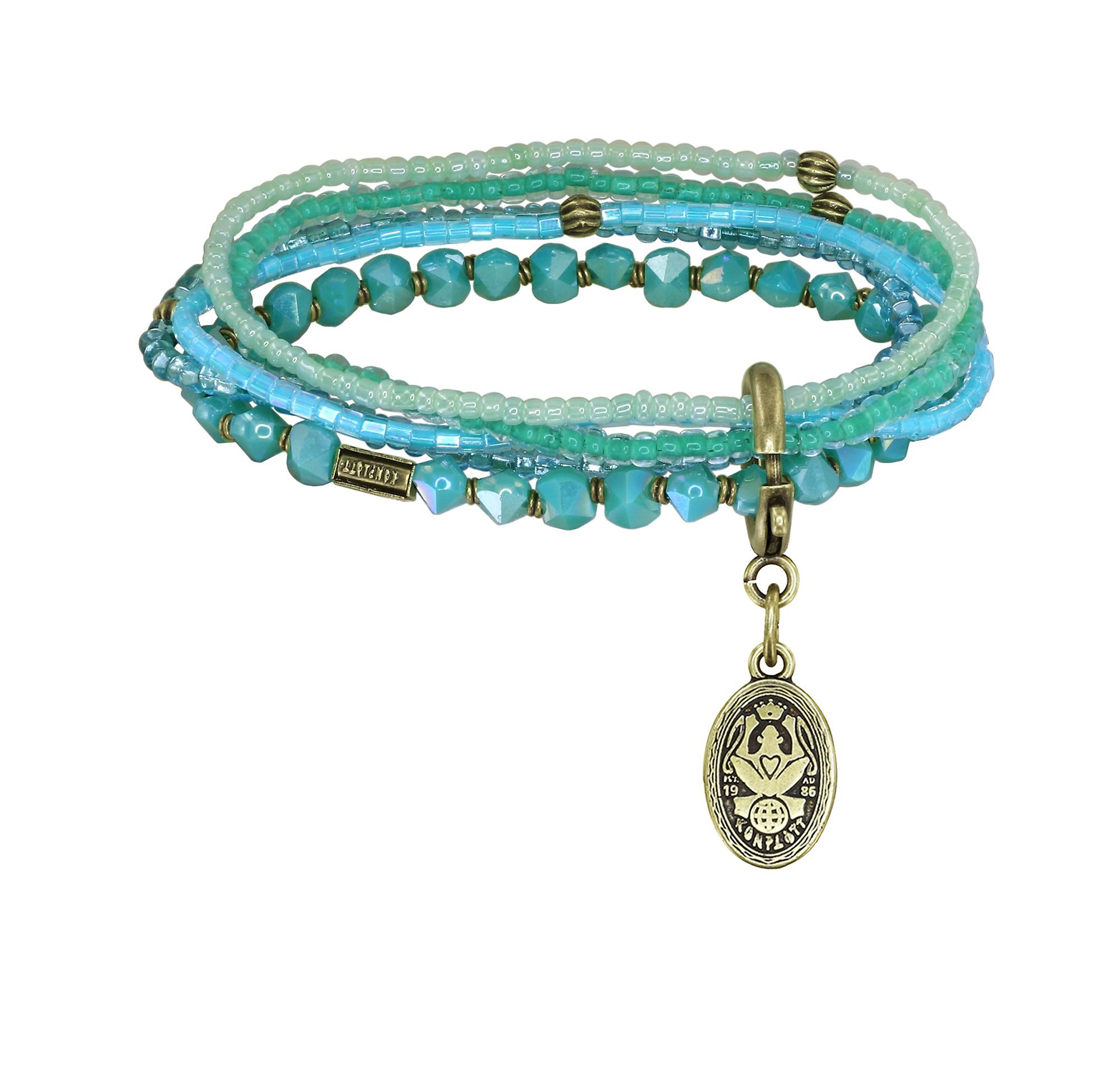 image for Bracelet Elastic Petit Glamour d´Afrique Light Green  