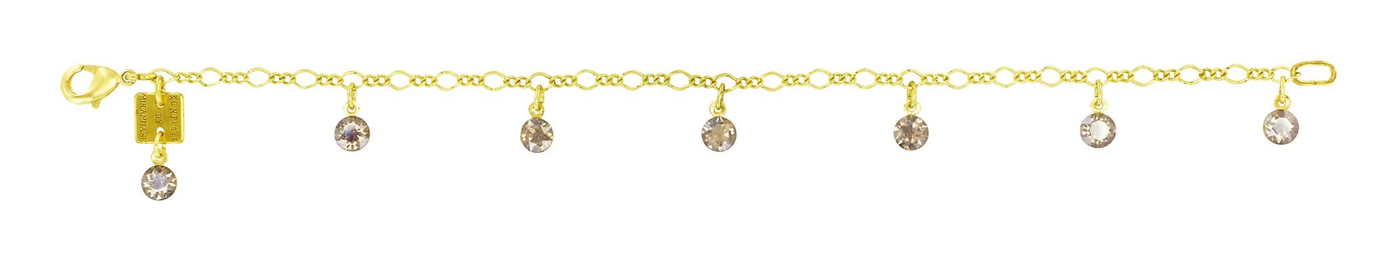 Bild für Armband Tutui Collection Beige Kristall goldener Schatten 