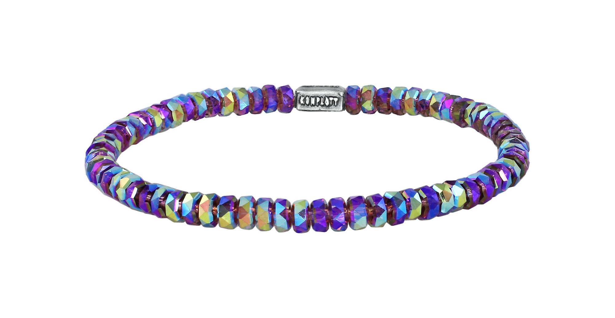 image pour Bracelet élastique Petit Glamour d´Afrique Lila  