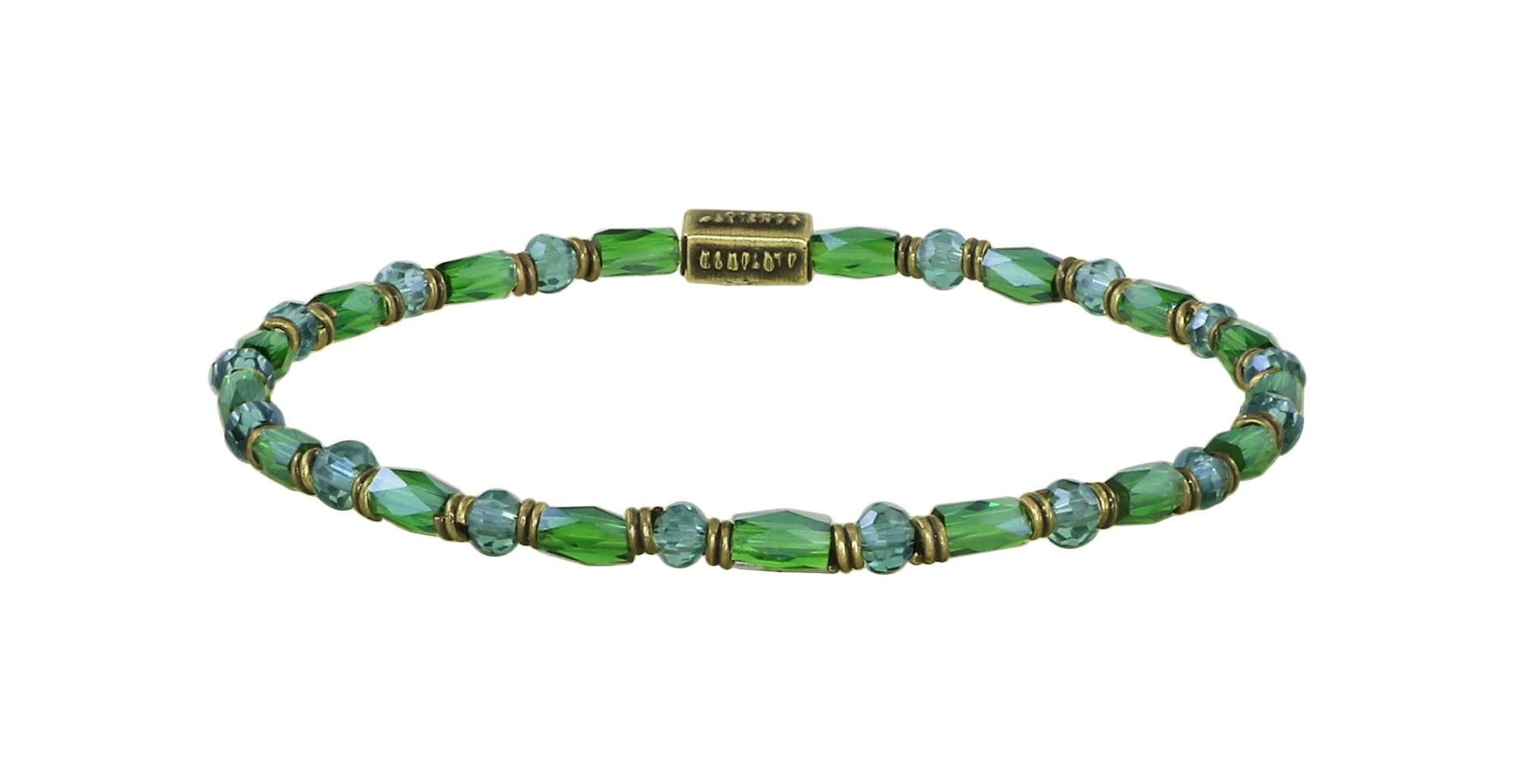 image pour Bracelet élastique Petit Glamour d´Afrique Vert  