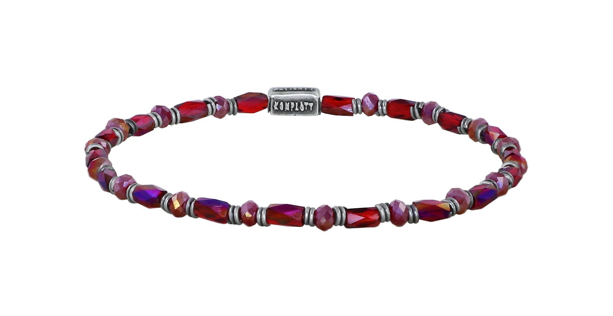 Bild für Armband elastisch Petit Glamour d´Afrique Dunkelrot  