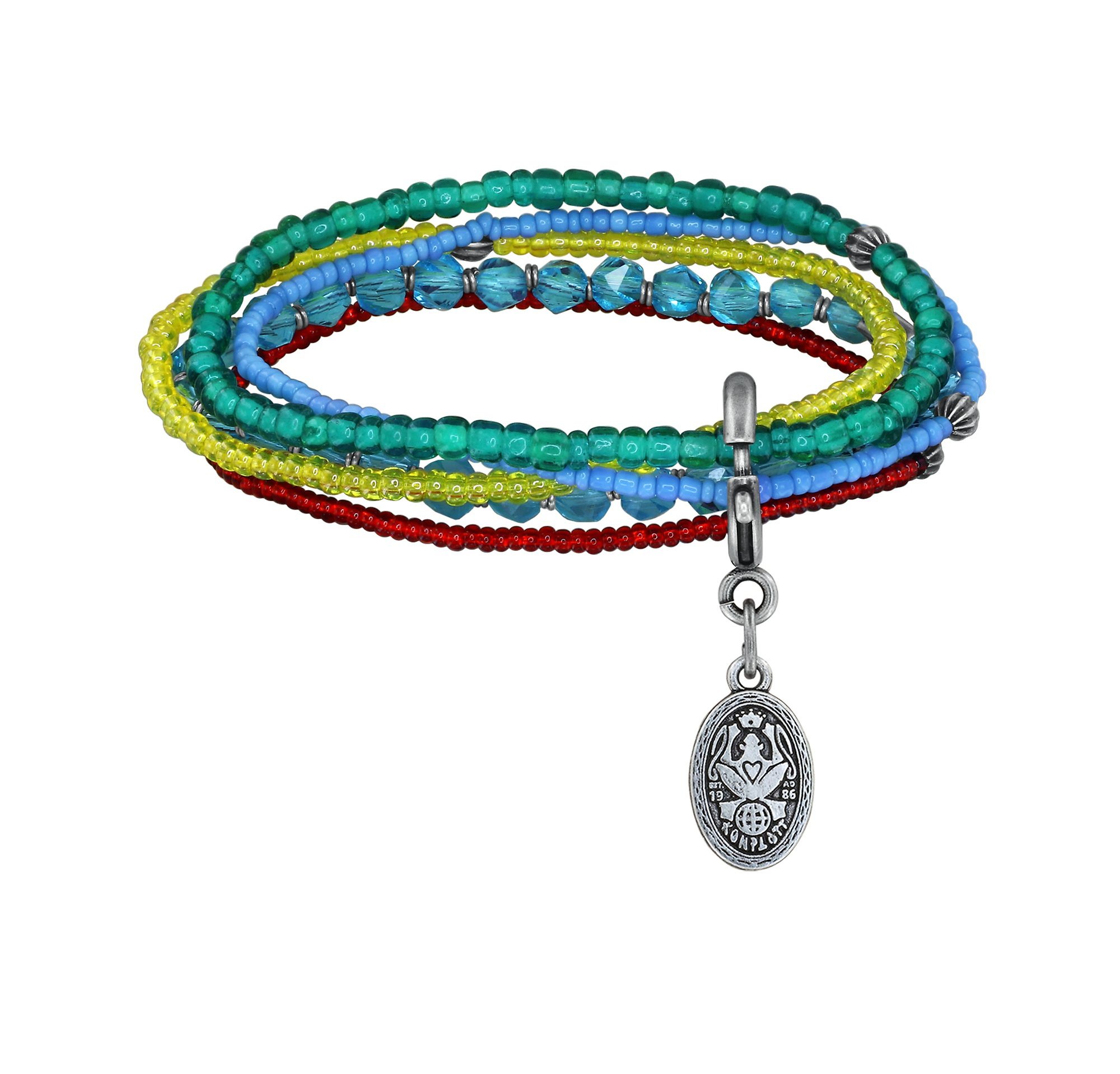 image pour Bracelet élastique Petit Glamour d´Afrique Multi  