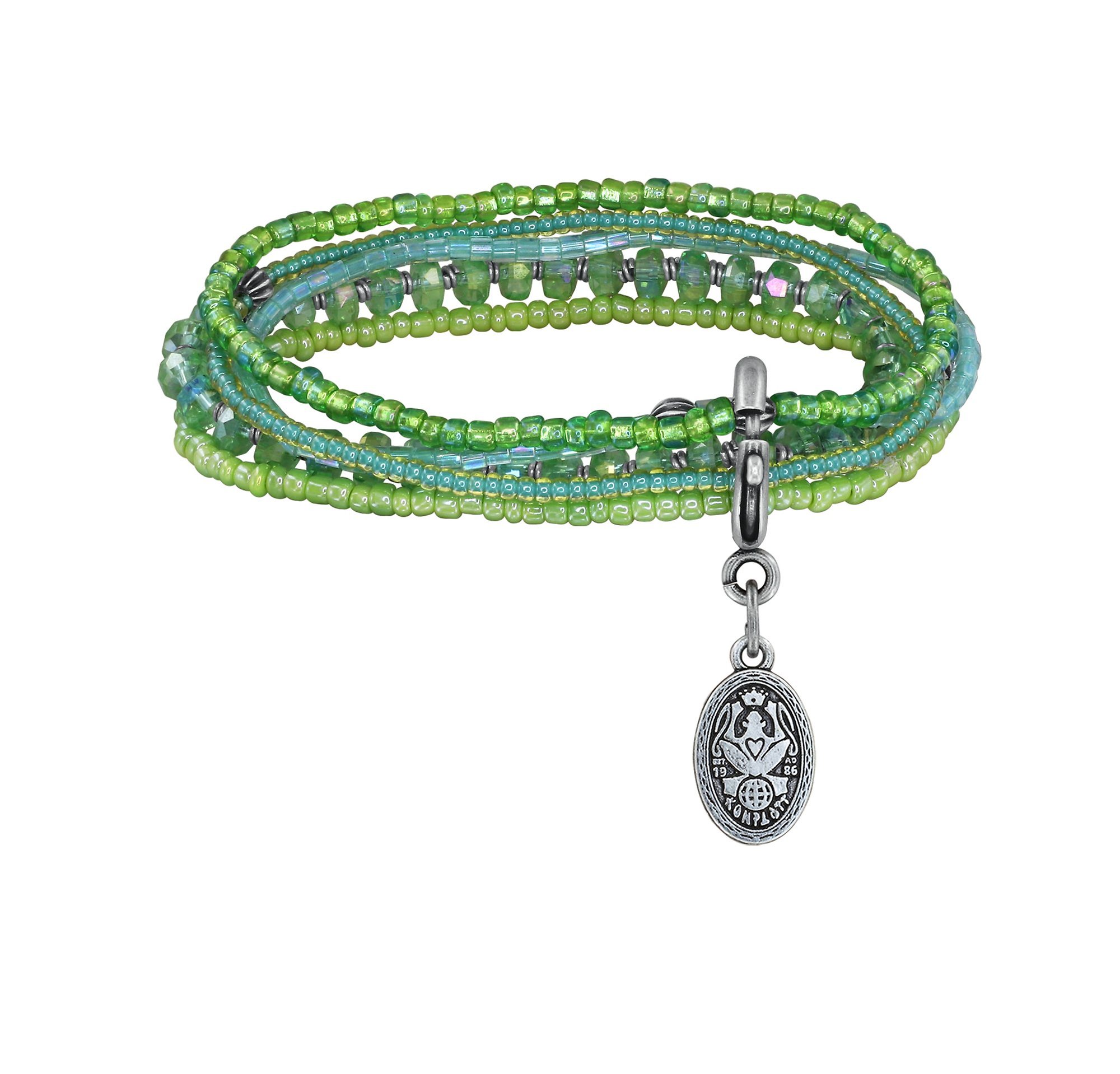 image for Bracelet Elastic Petit Glamour d´Afrique Green  