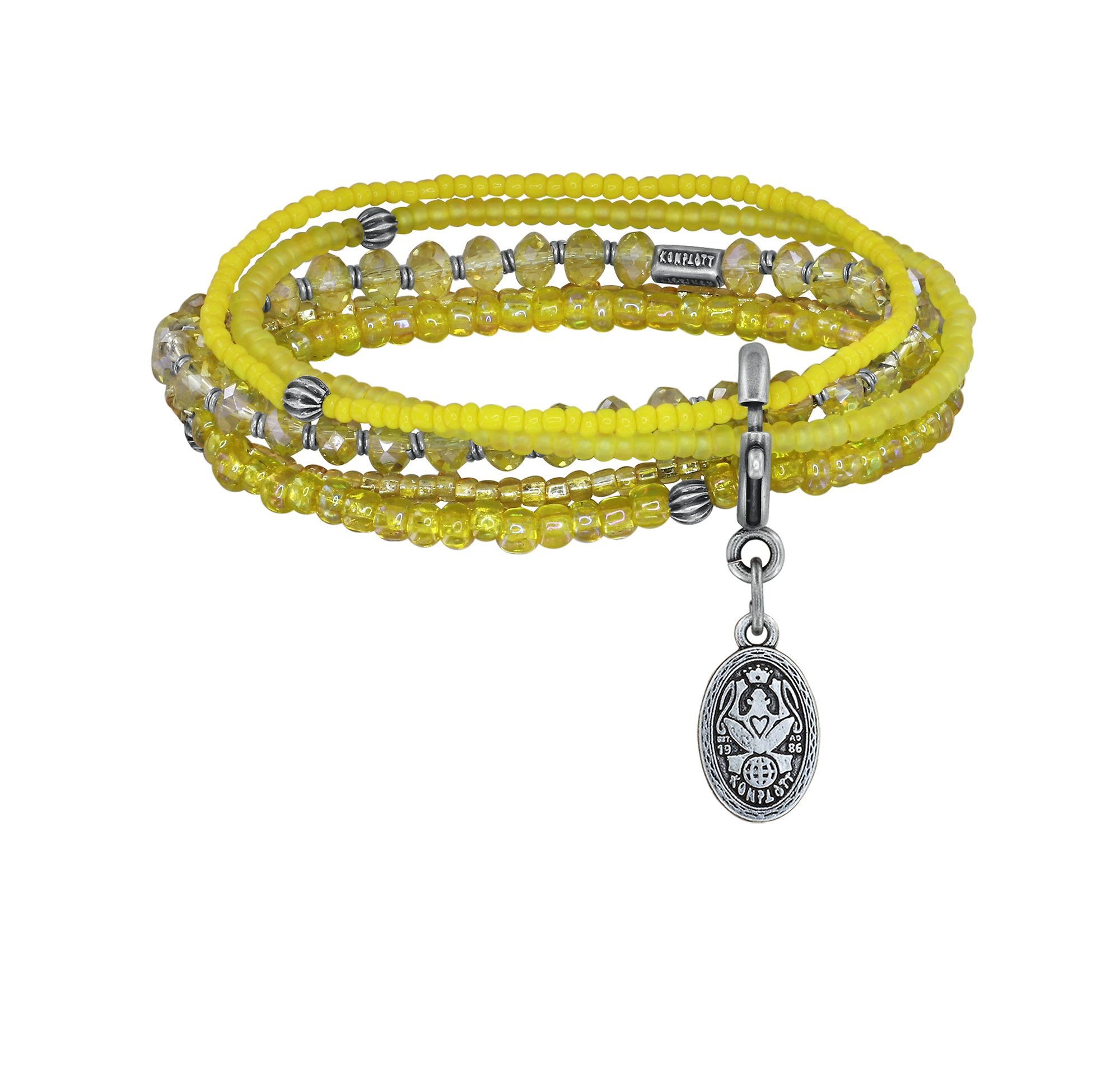 Kép Bracelet elastic Petit Glamour d´Afrique Yellow  