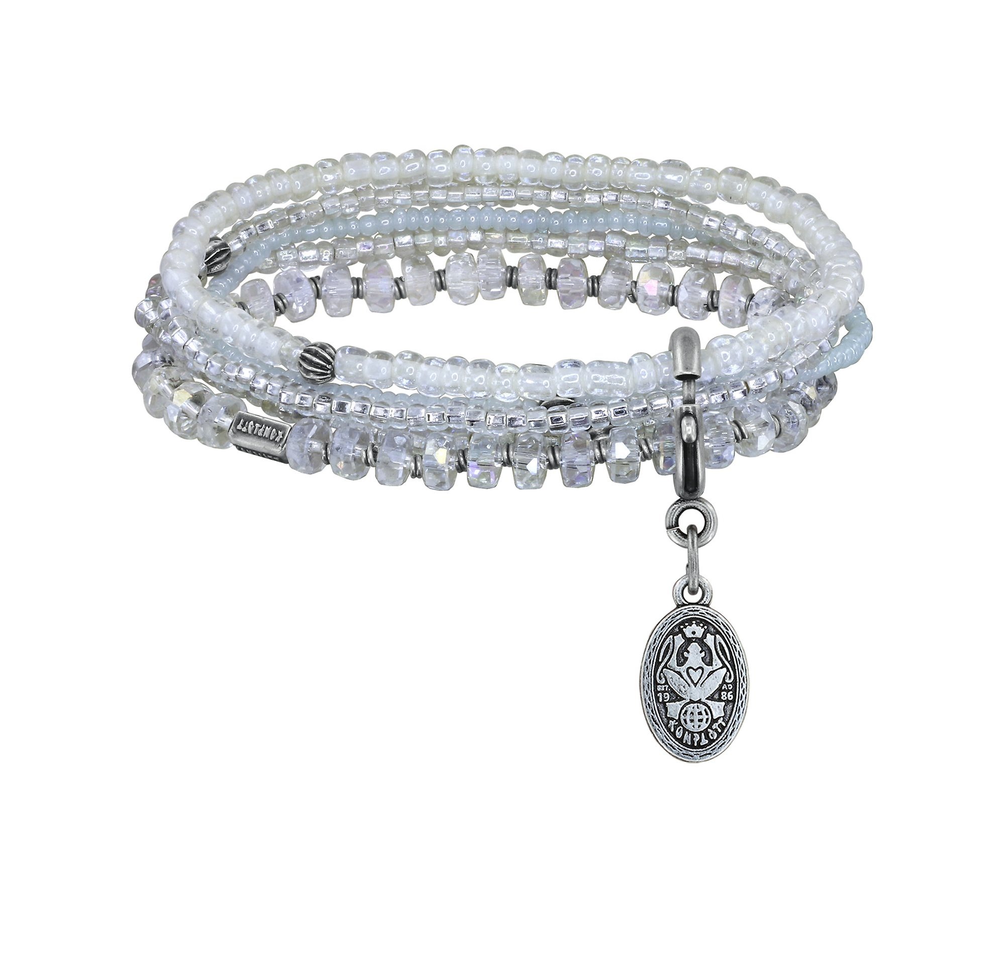 image for Bracelet Elastic Petit Glamour d´Afrique White  