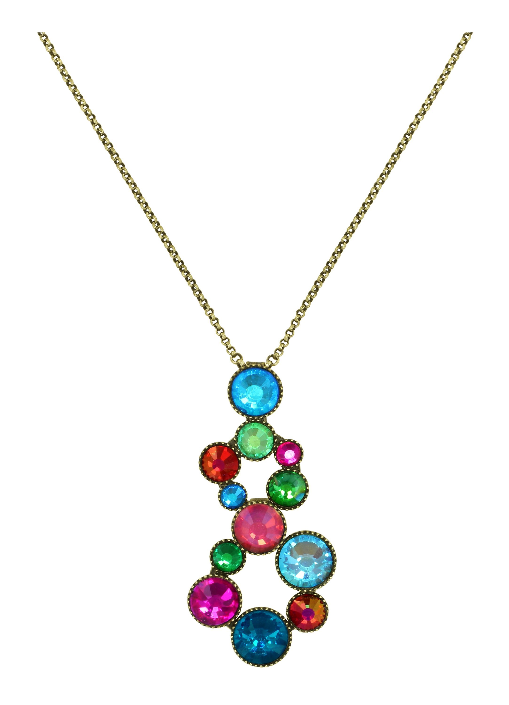 image for Necklace Pendant Shopping Drops Multi  