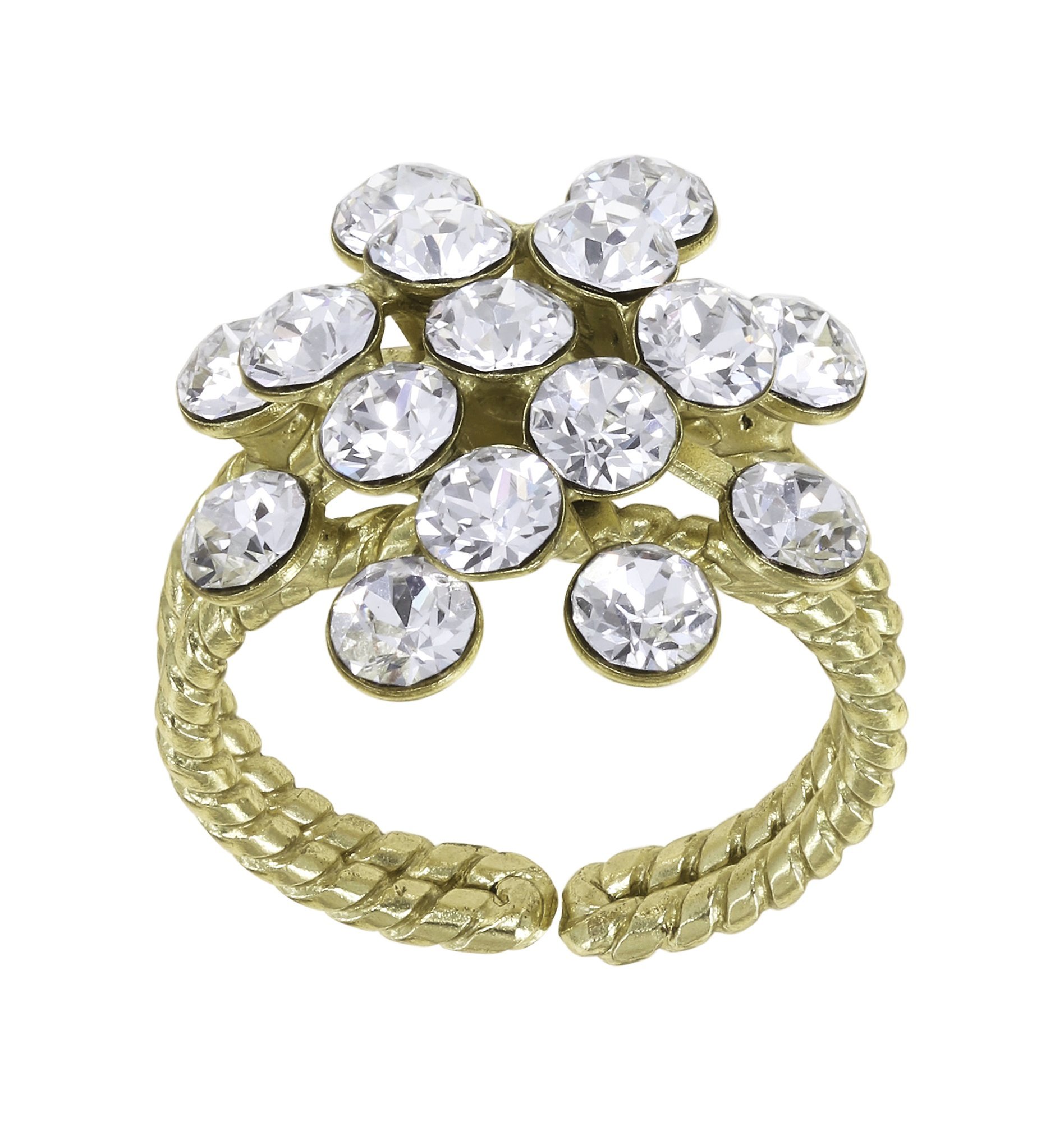 image pour Anneau Magic Fireball Blanc crystal Classic Size (21mm Ø)