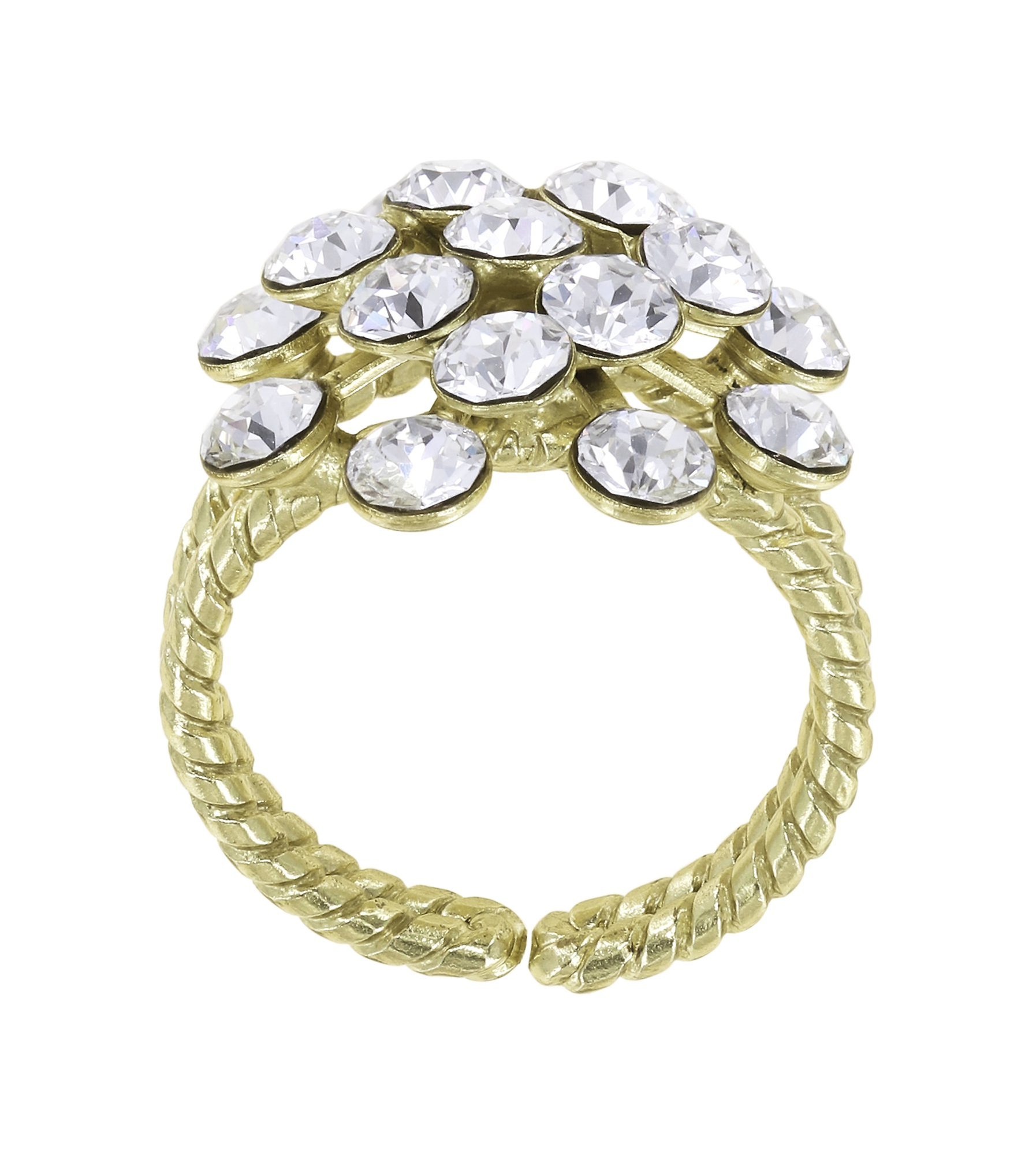 image pour Anneau Magic Fireball Blanc crystal Classic Size (21mm Ø)