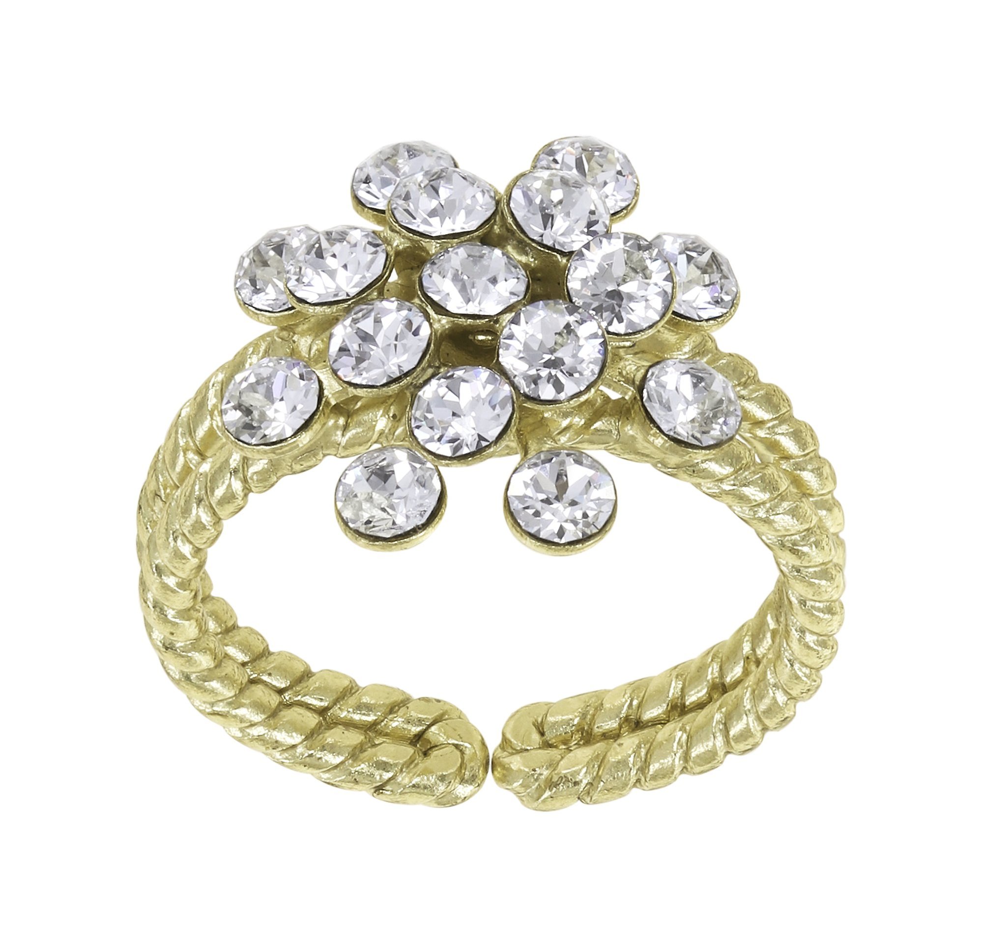 Bild für Ring Magic Fireball weiß Kristall mini