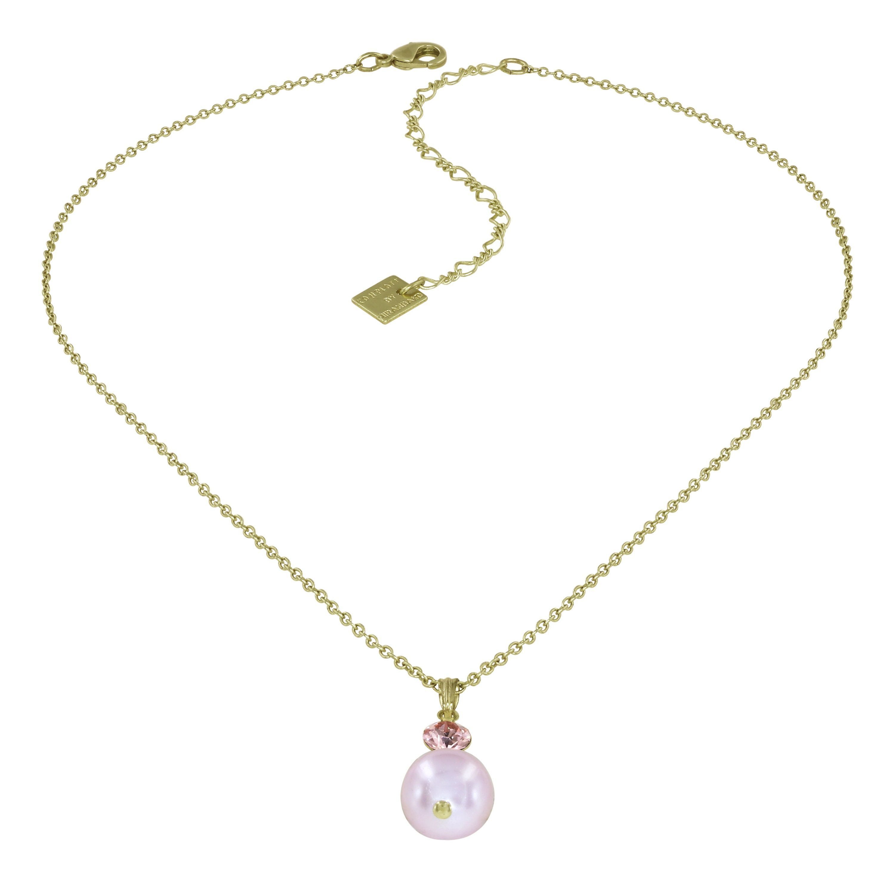 Kép Necklace pendant Pearl Shadow Pink vintage rose 