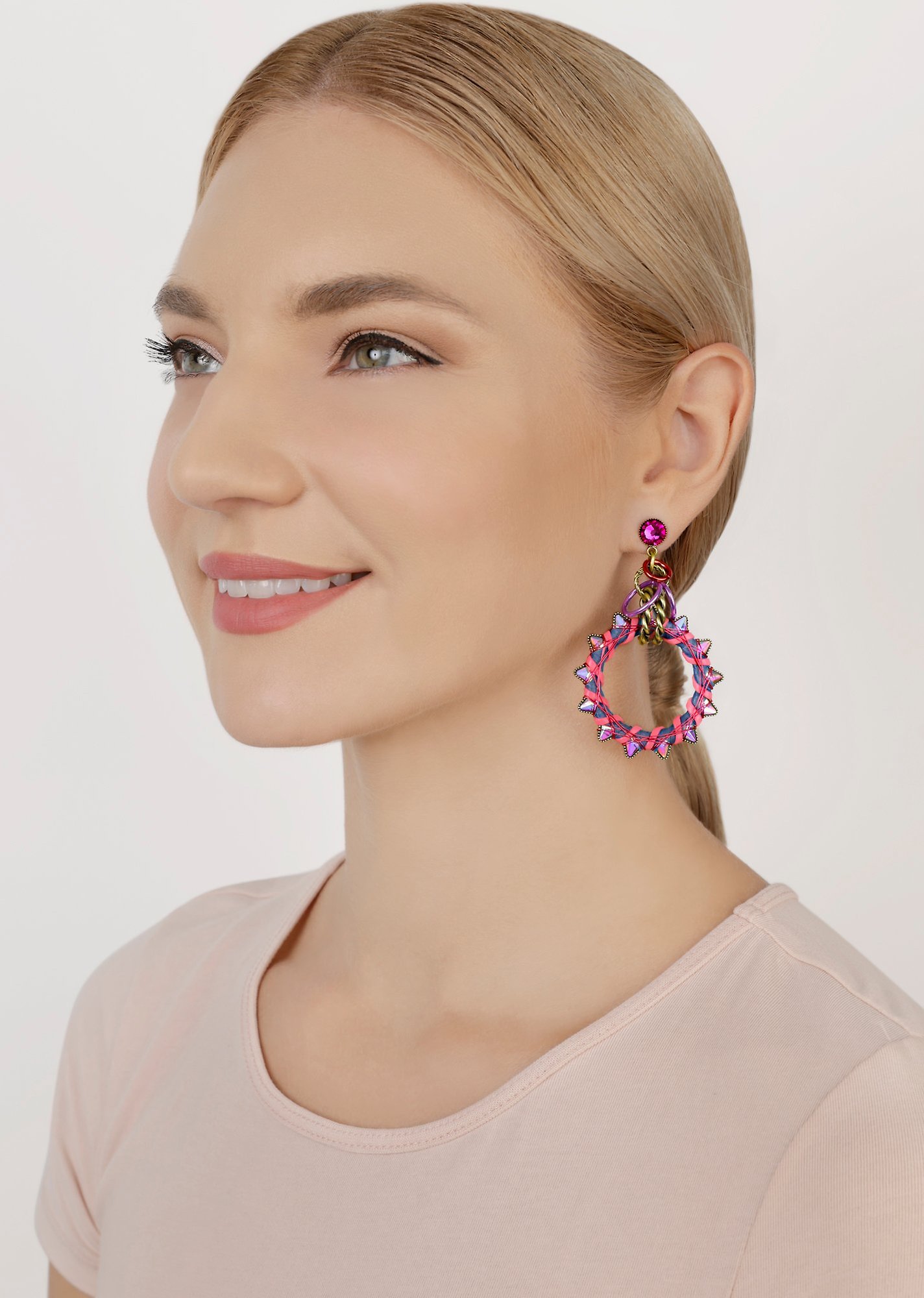 image pour Clou d'oreille pendant Kaleidotropical Multi  