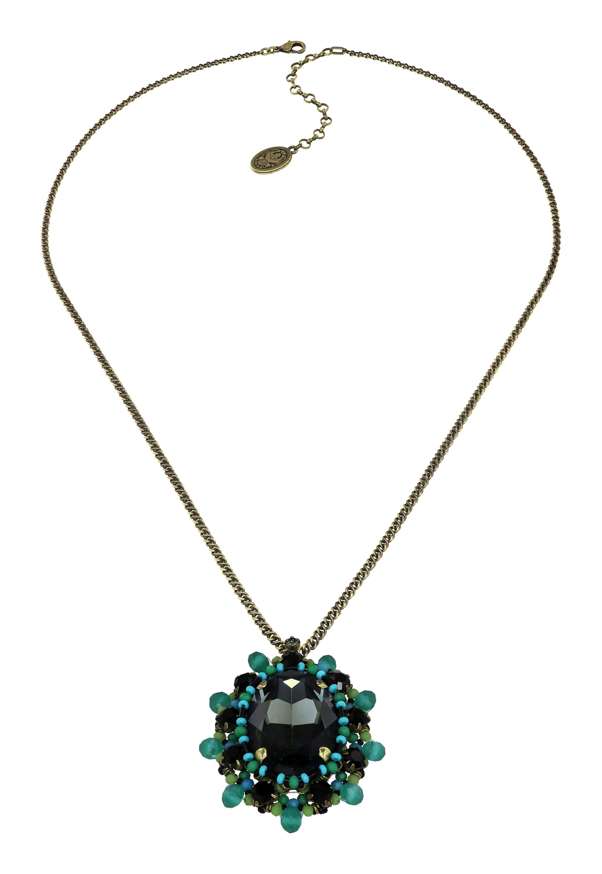 image pour Collier pendant (long) Beat of the Beads Vert  