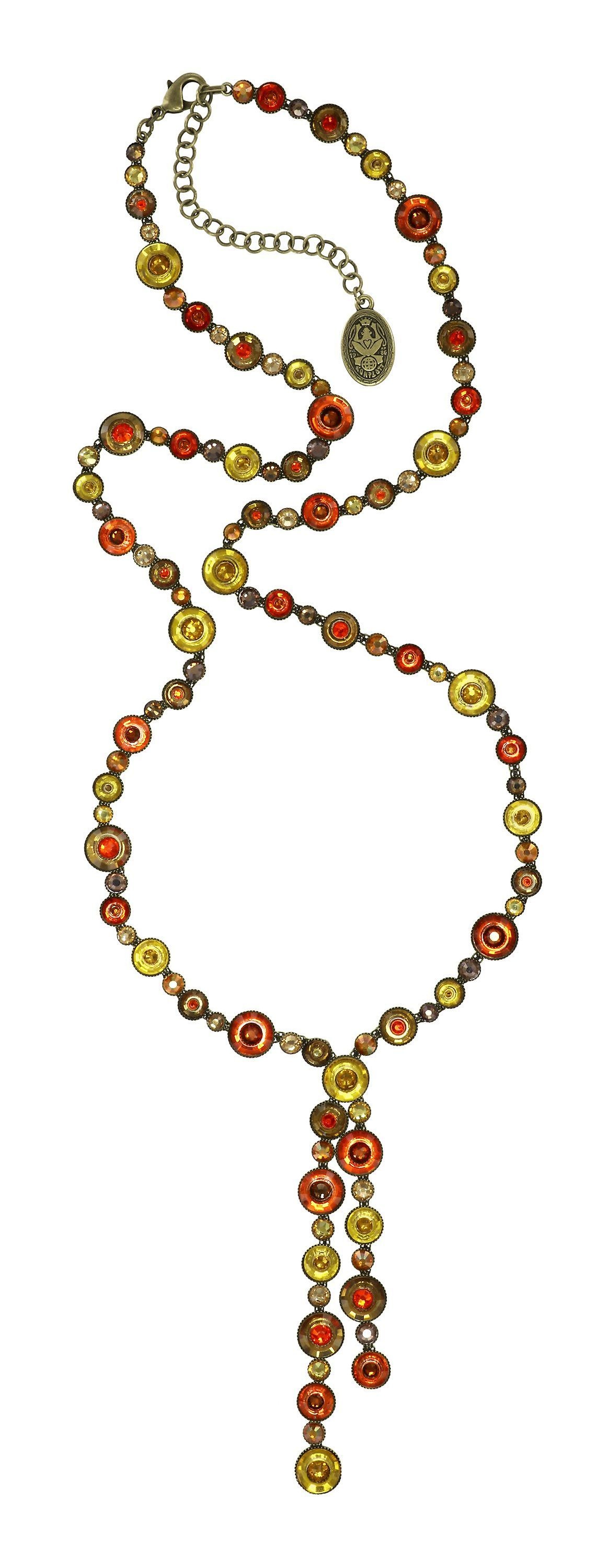 Bild für Halskette (lang) Donutissima Orange / Gelb  