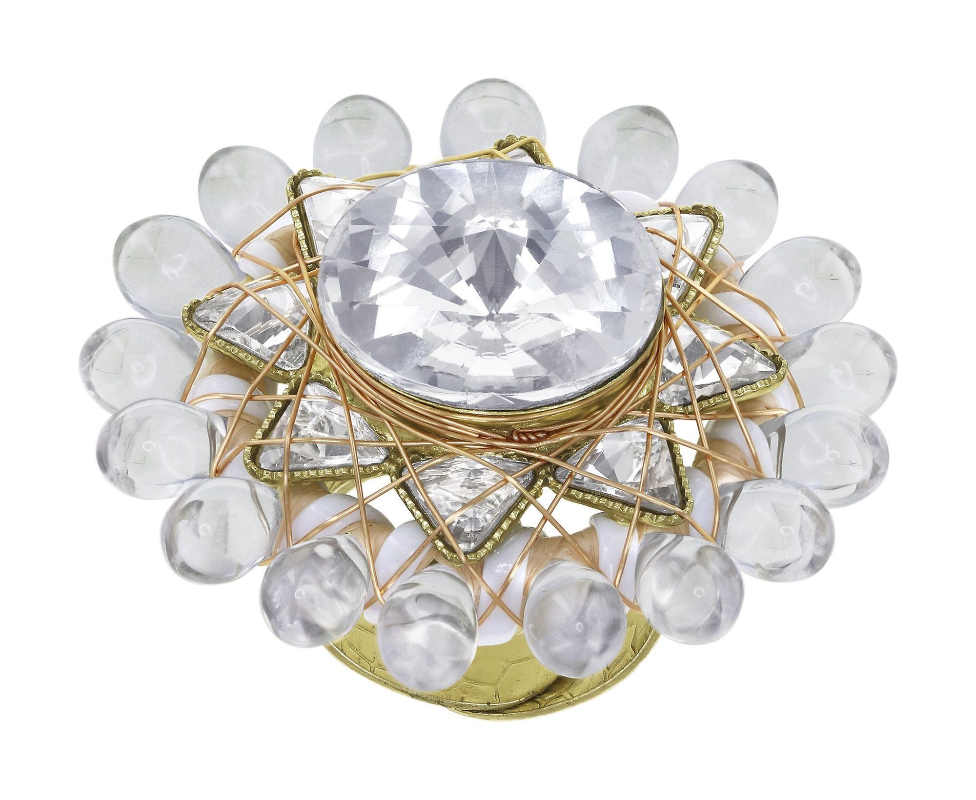 Bild für Ring Kaleidotropical Weiß  