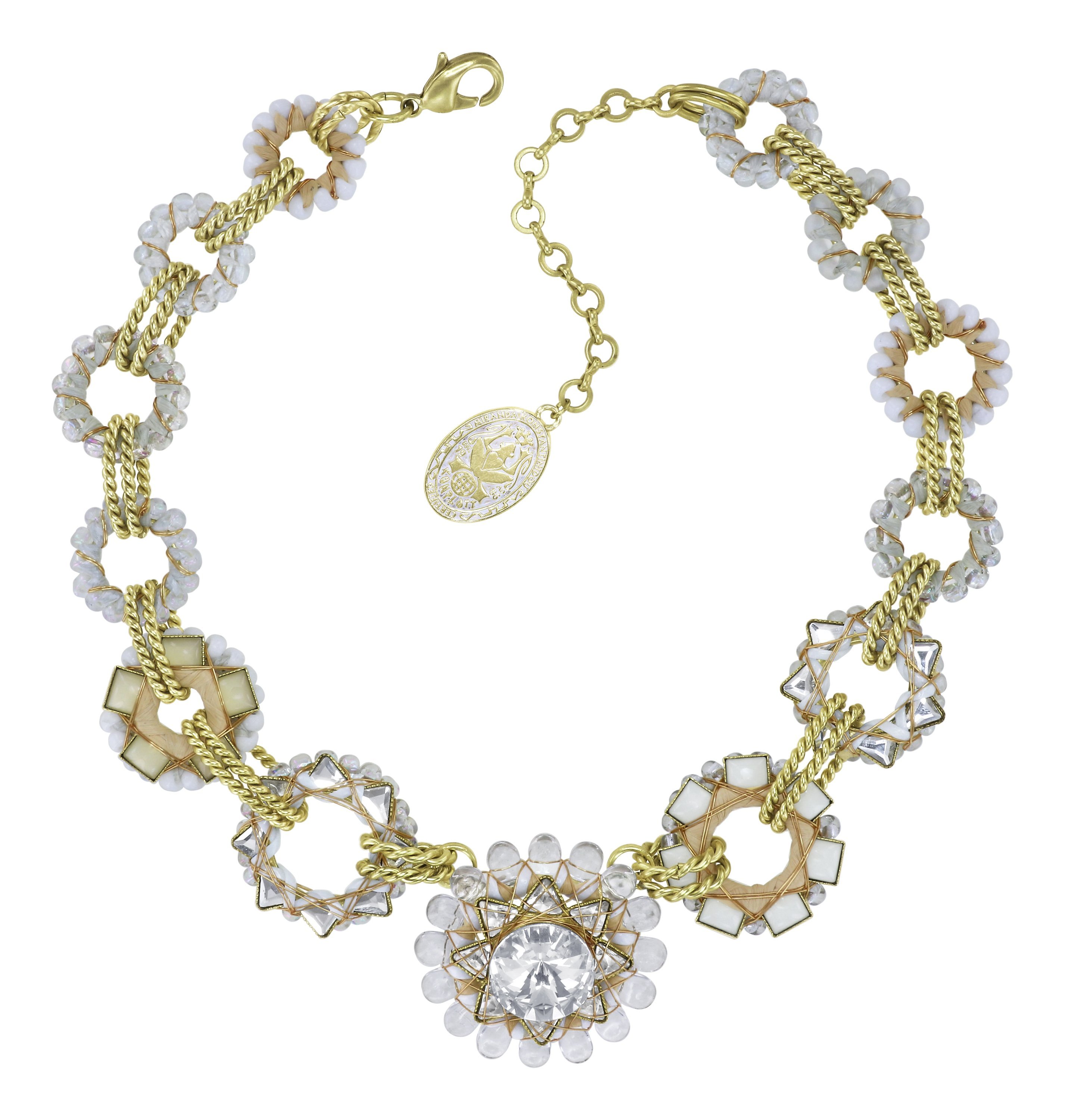 Bild für Halskette Collier Kaleidotropical Weiß  