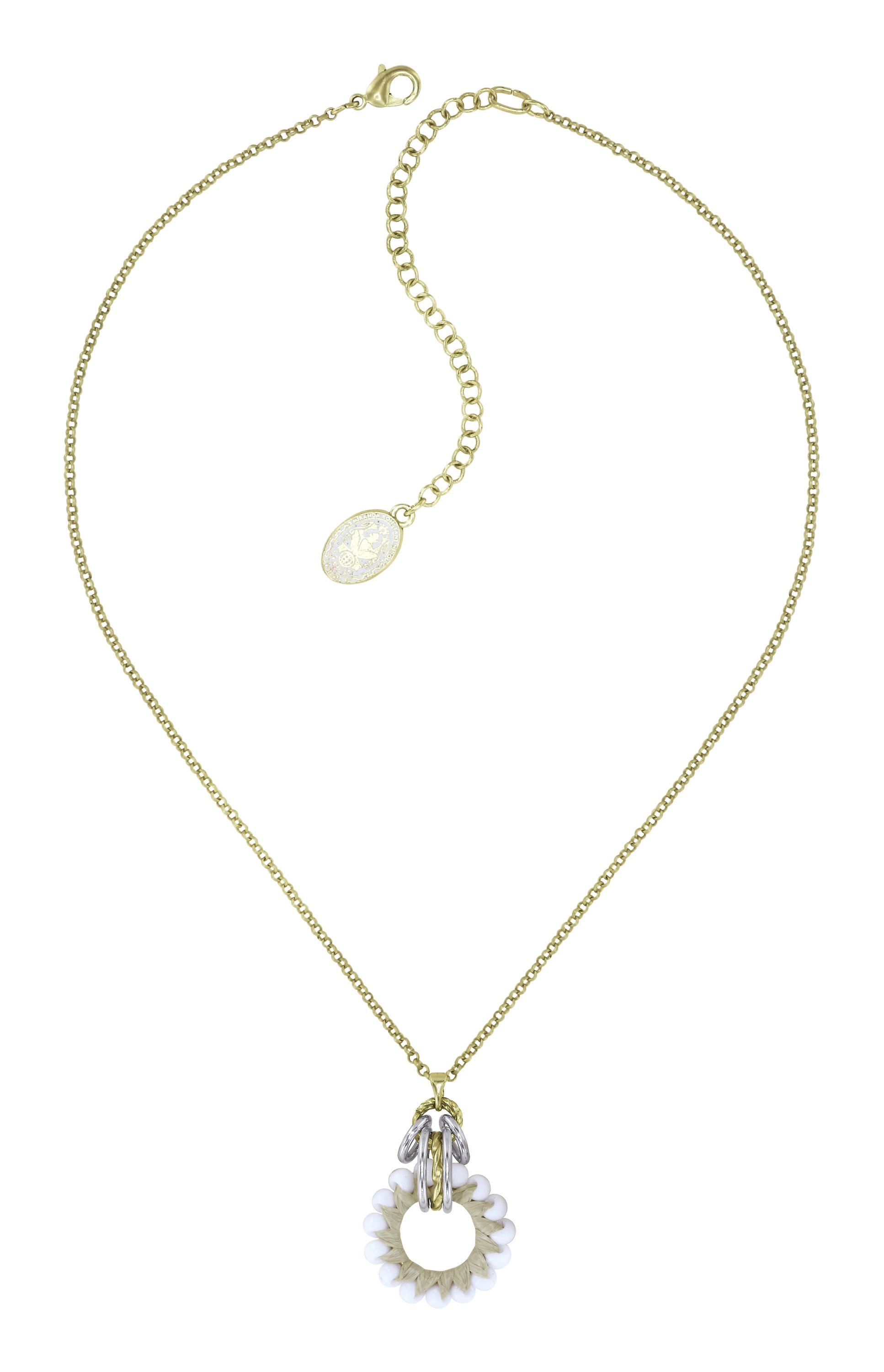 image pour Collier pendant Kaleidotropical Blanc  