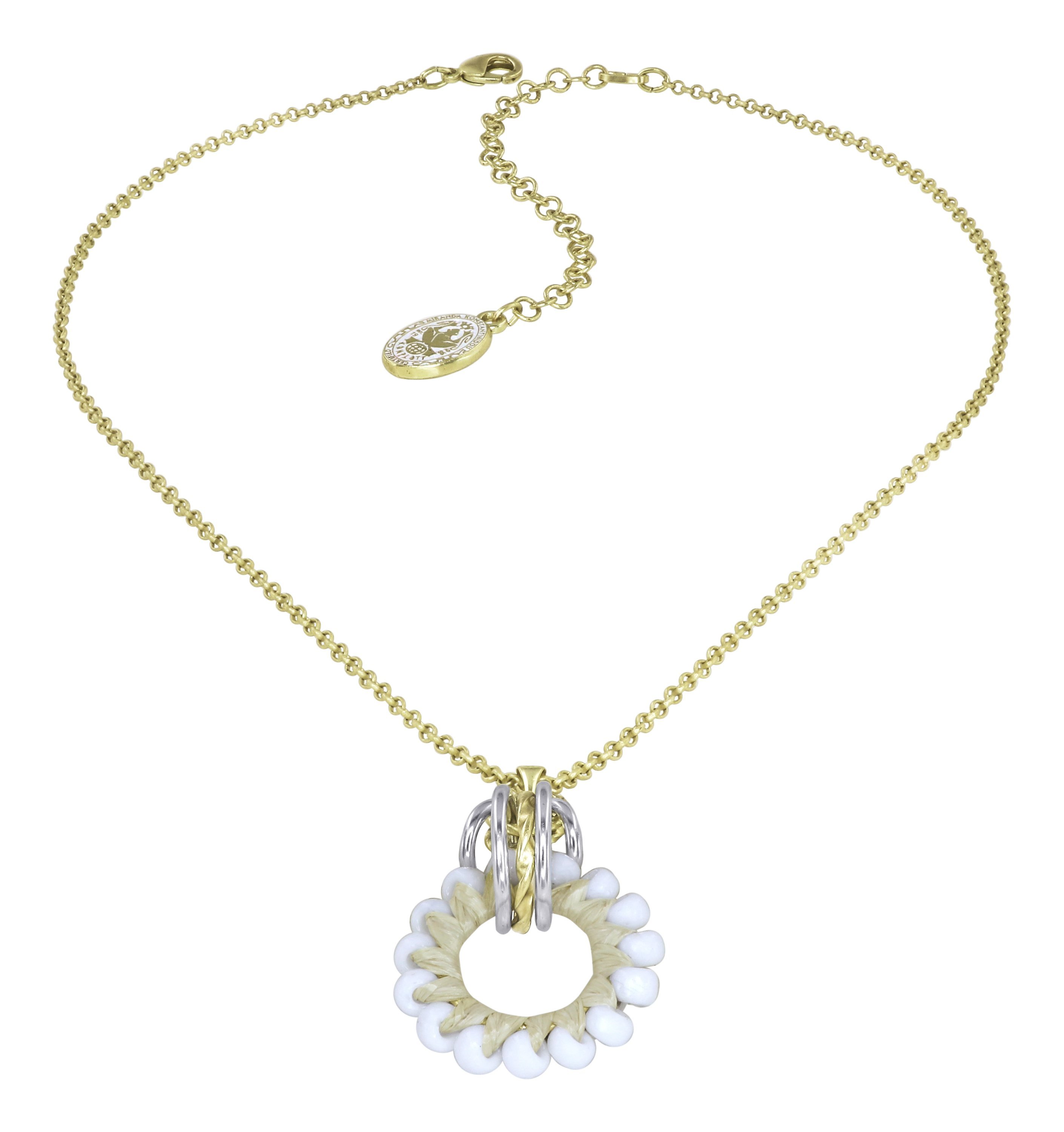 image pour Collier pendant Kaleidotropical Blanc  