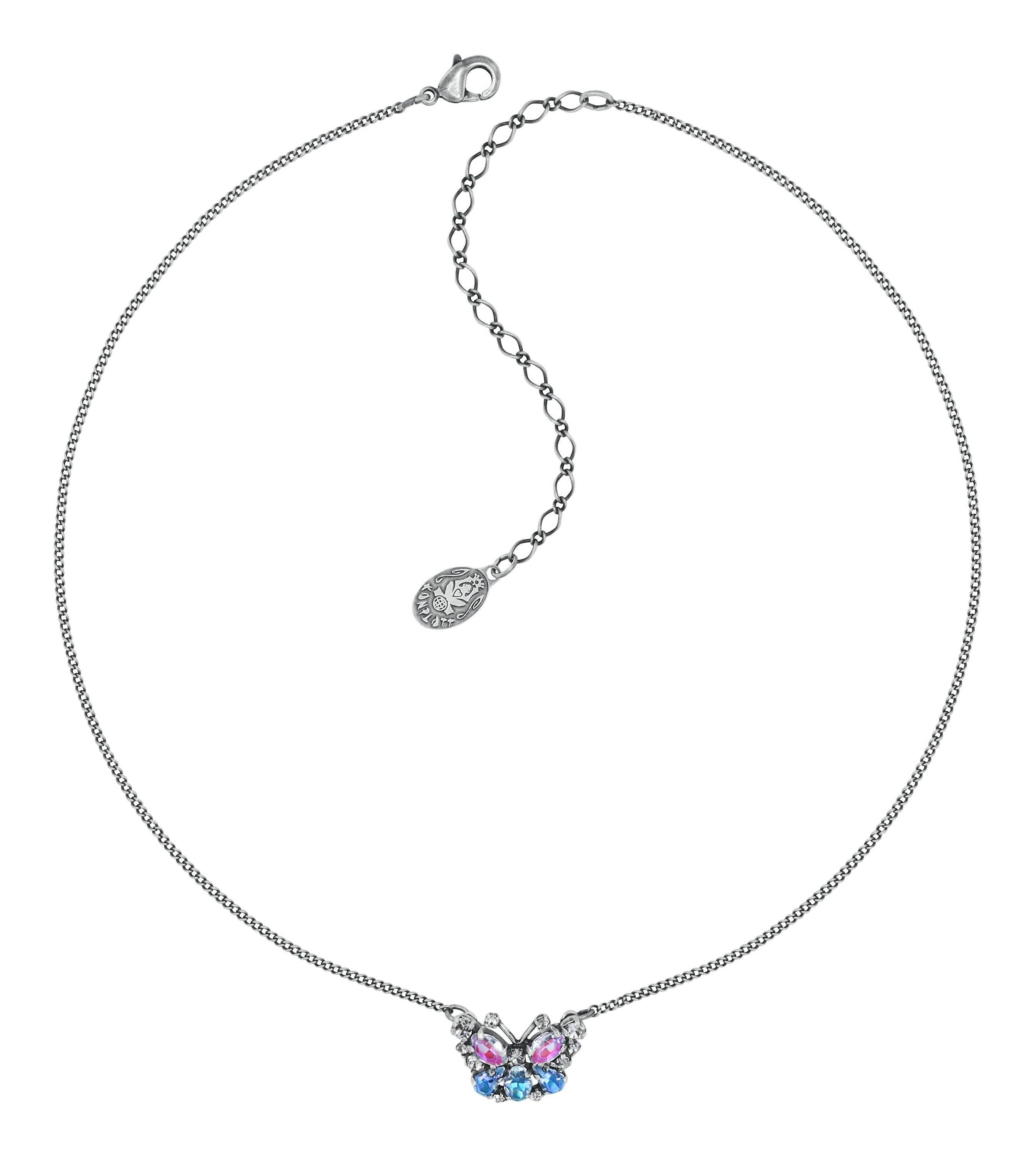 Bild für Halskette Butterfly Dance Pastell Multi  Größe S