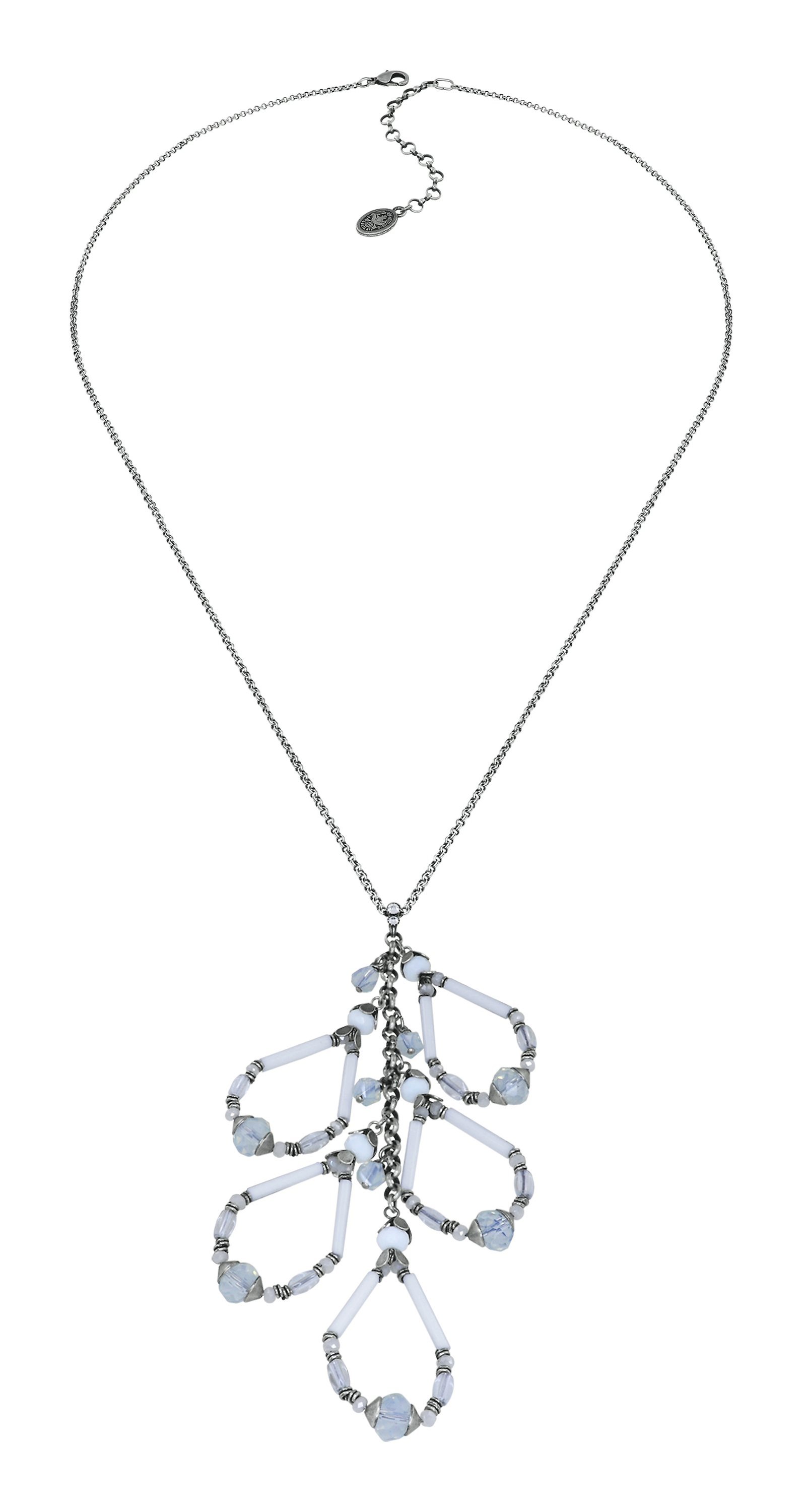 image pour Collier pendant (long) Beat of the Beads Blanc  