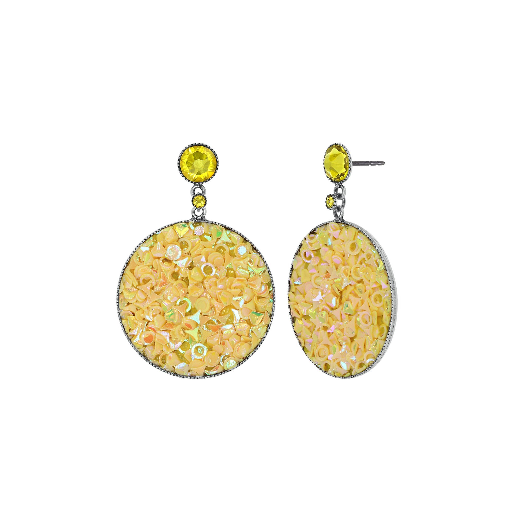 image for Earring Stud Dangling Studio 54 Yellow  size L