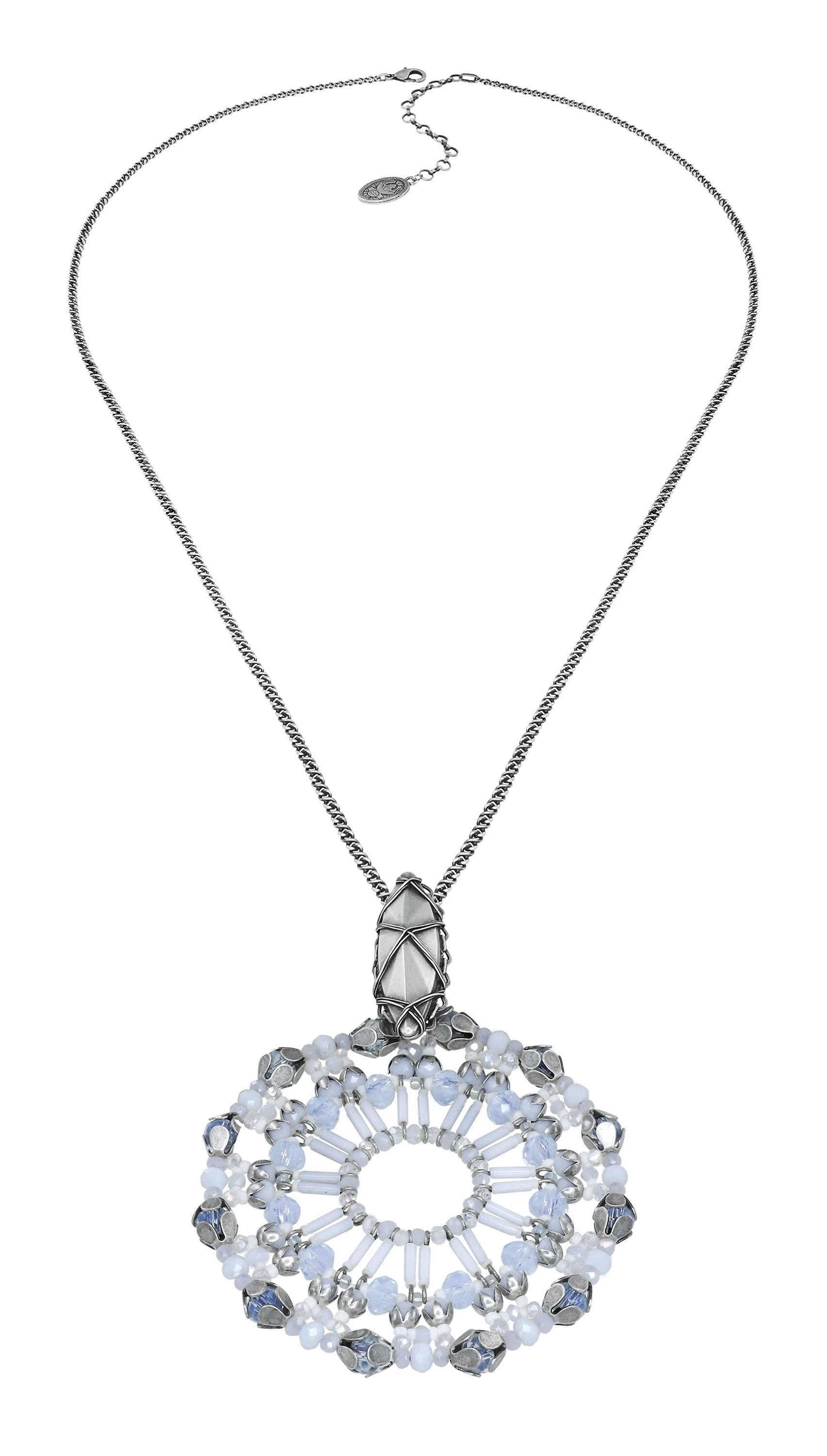 Kép Necklace pendant (long) Beat of the Beads White  