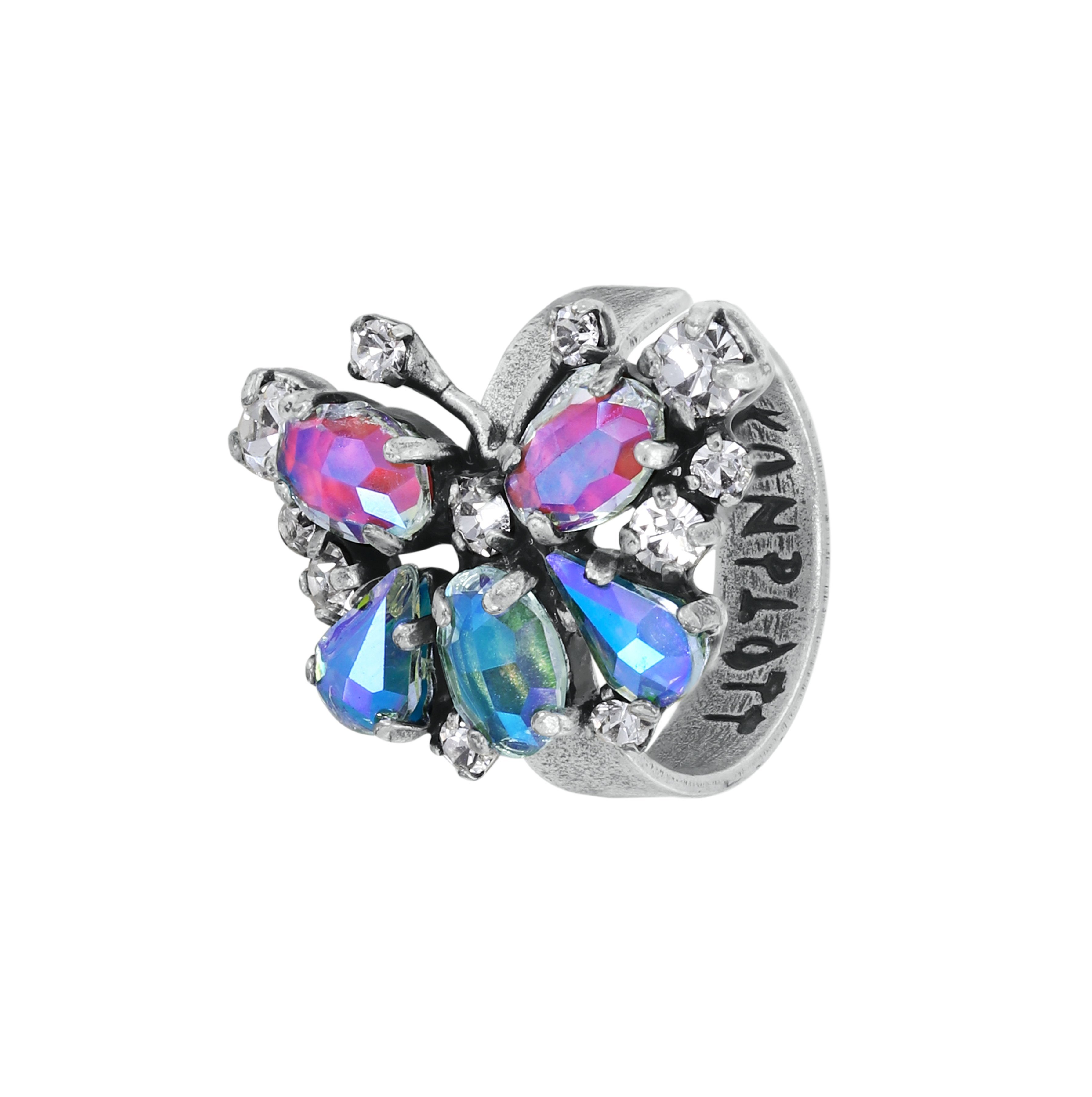 Bild für Ohrklemme Butterfly Dance Pastell Multi  Größe S