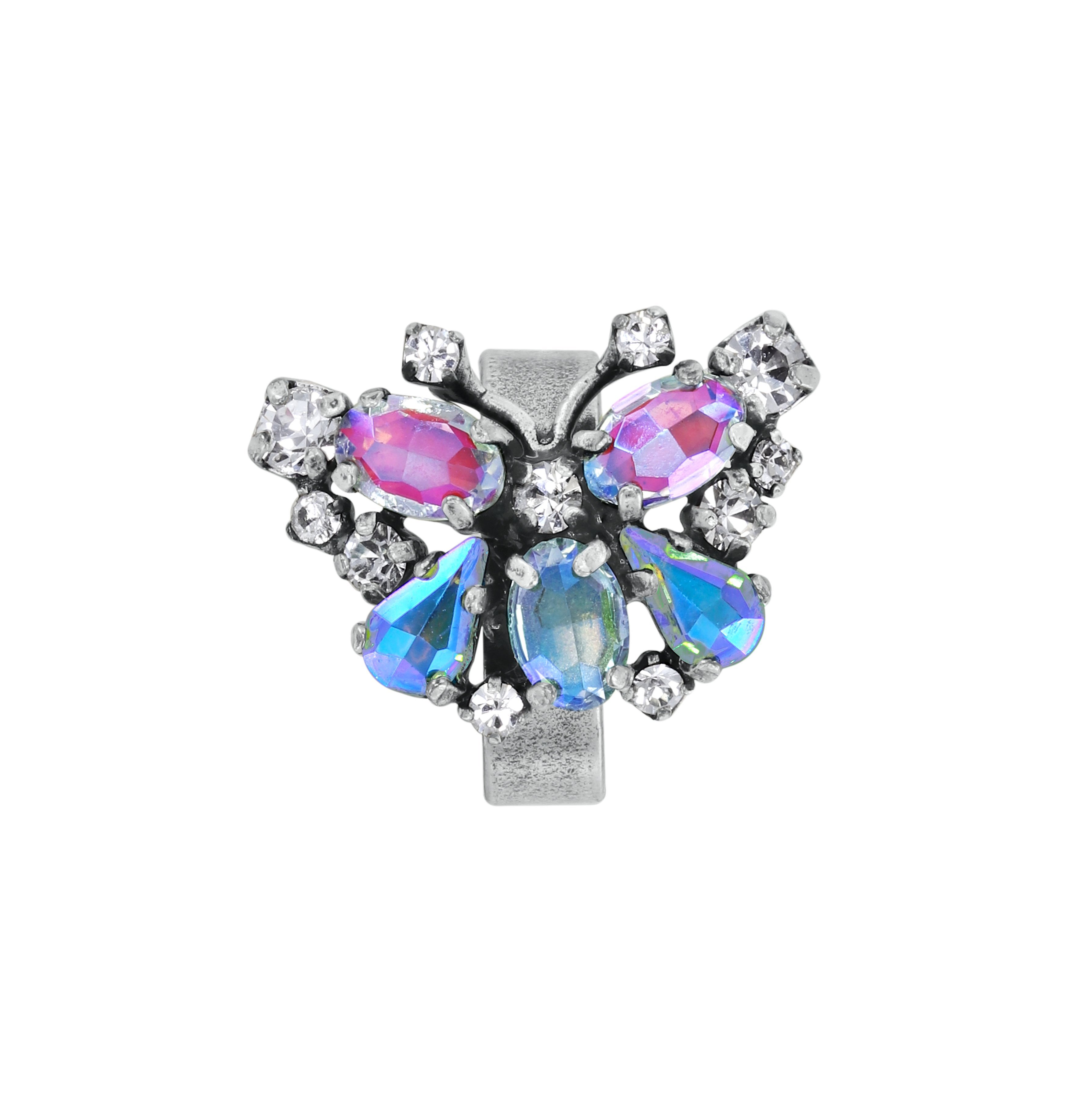 Bild für Ohrklemme Butterfly Dance Pastell Multi  Größe S