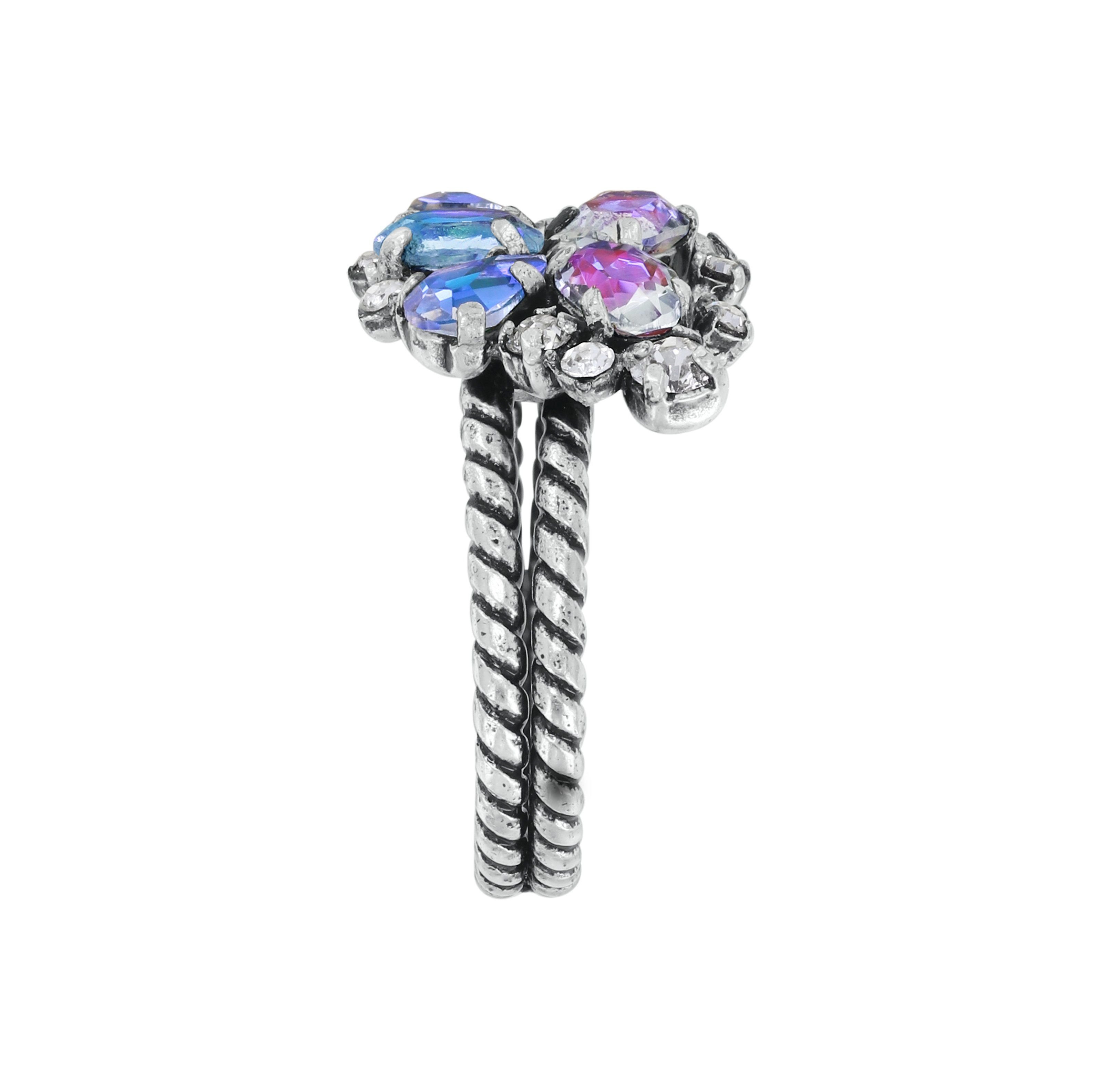 Bild für Ring Butterfly Dance Pastell Multi  Größe S