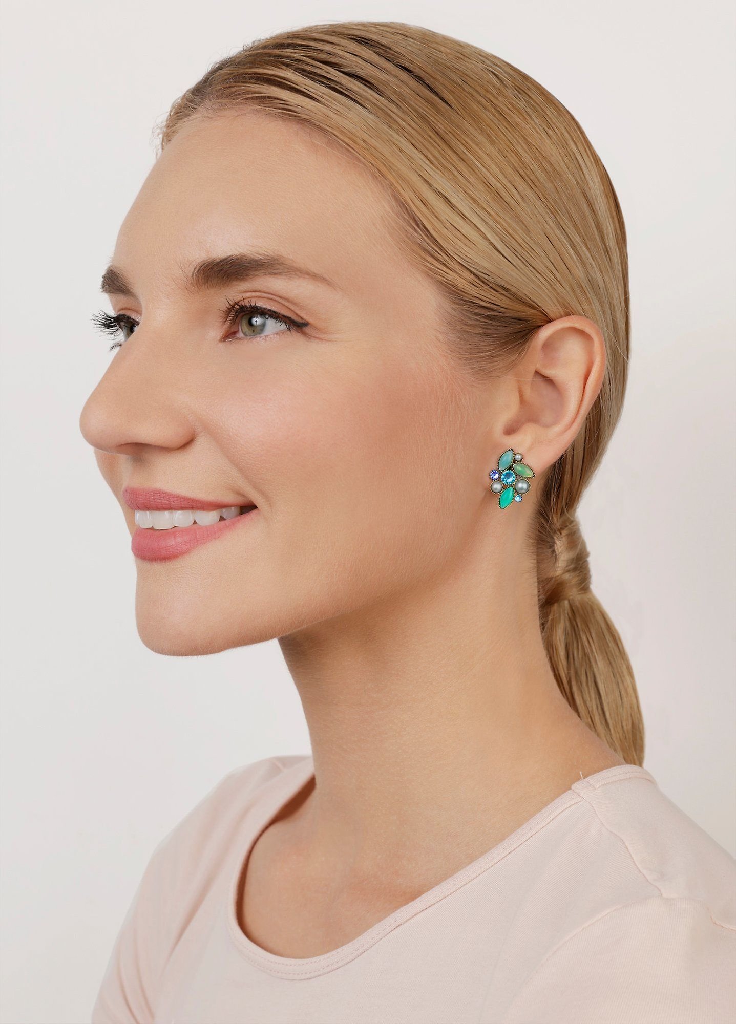 image for Earring Stud Margarita Green  